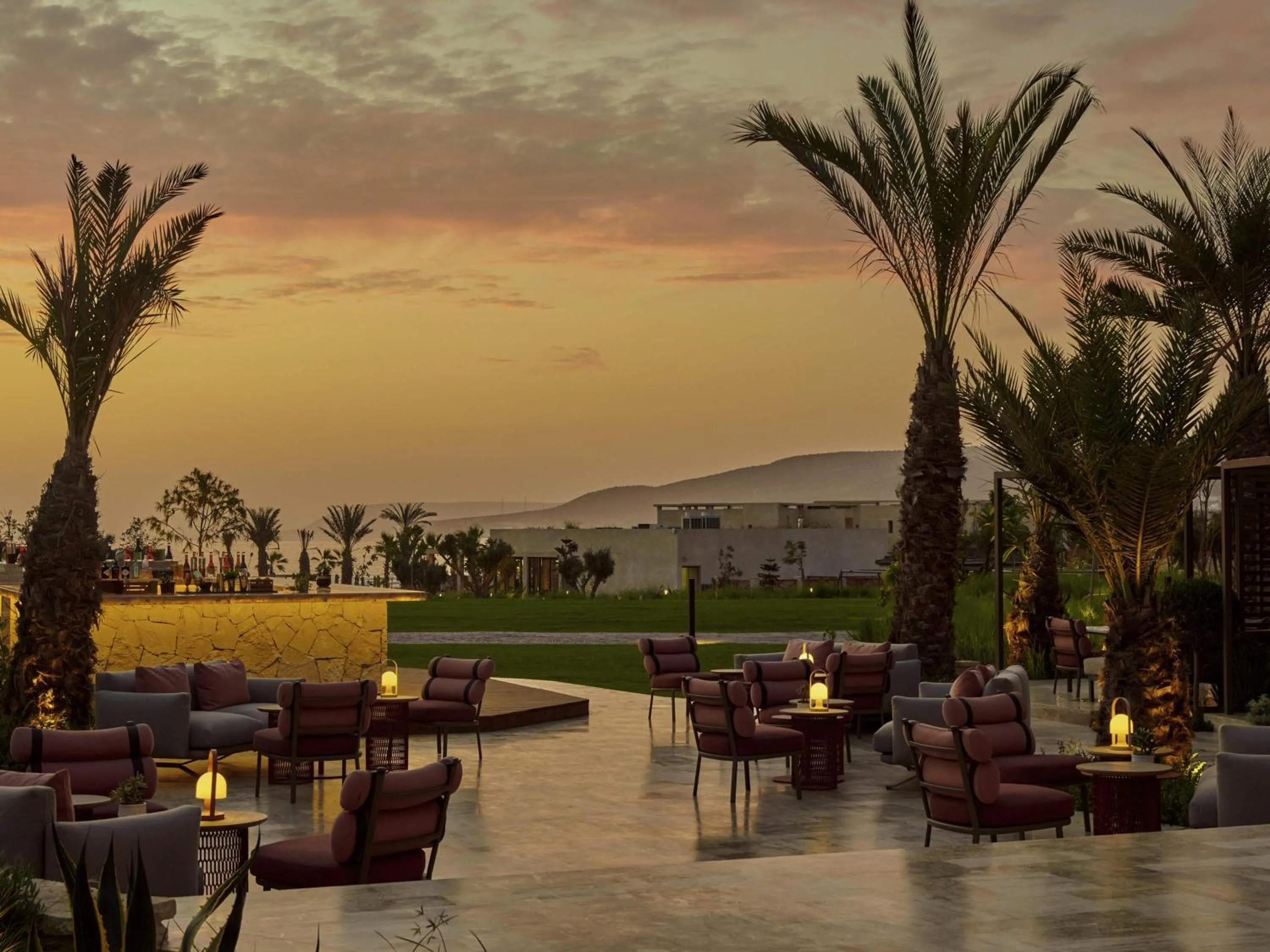 Lounge or bar in Fairmont Taghazout Bay