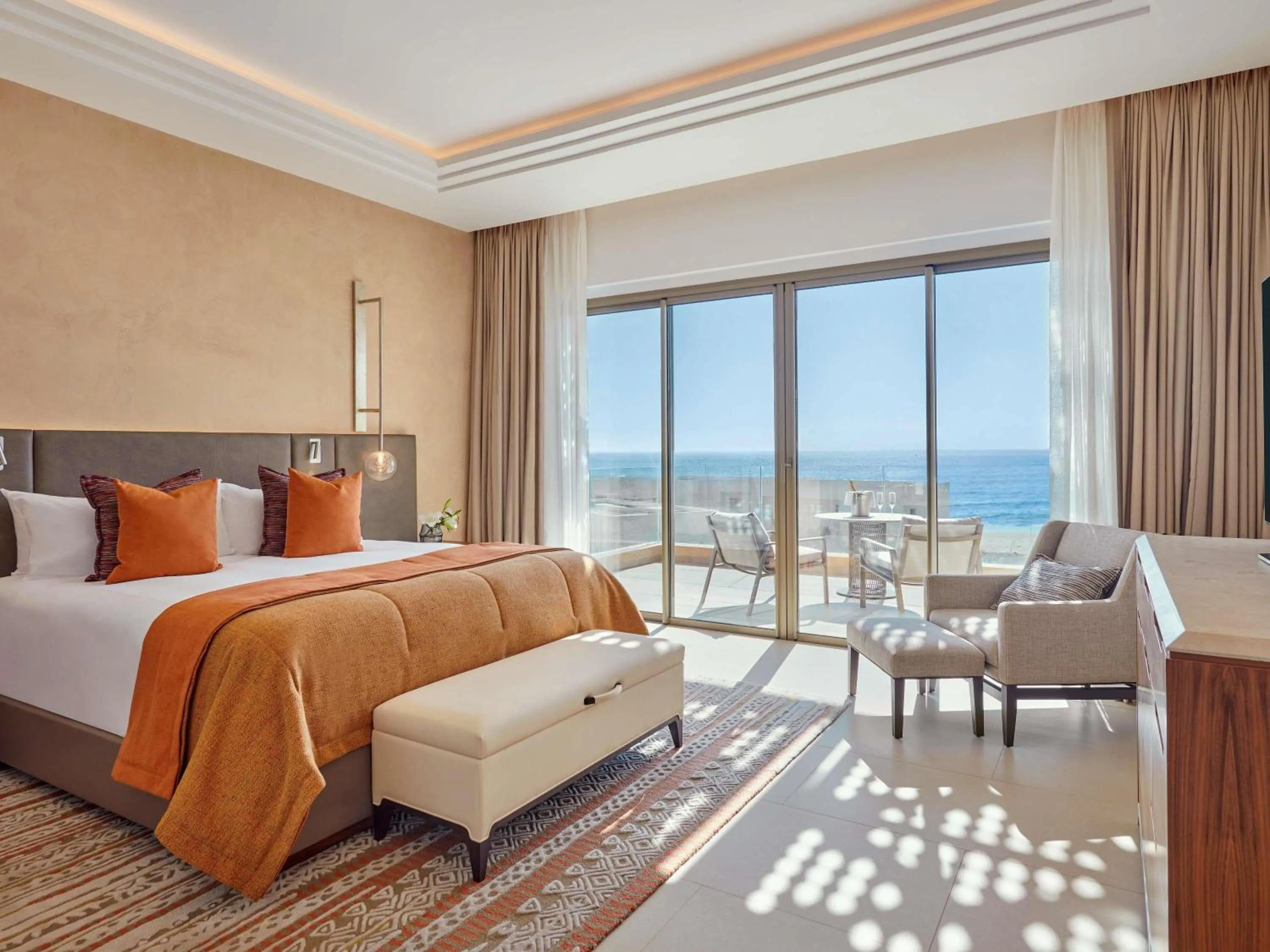 Bedroom, Bed in Fairmont Taghazout Bay