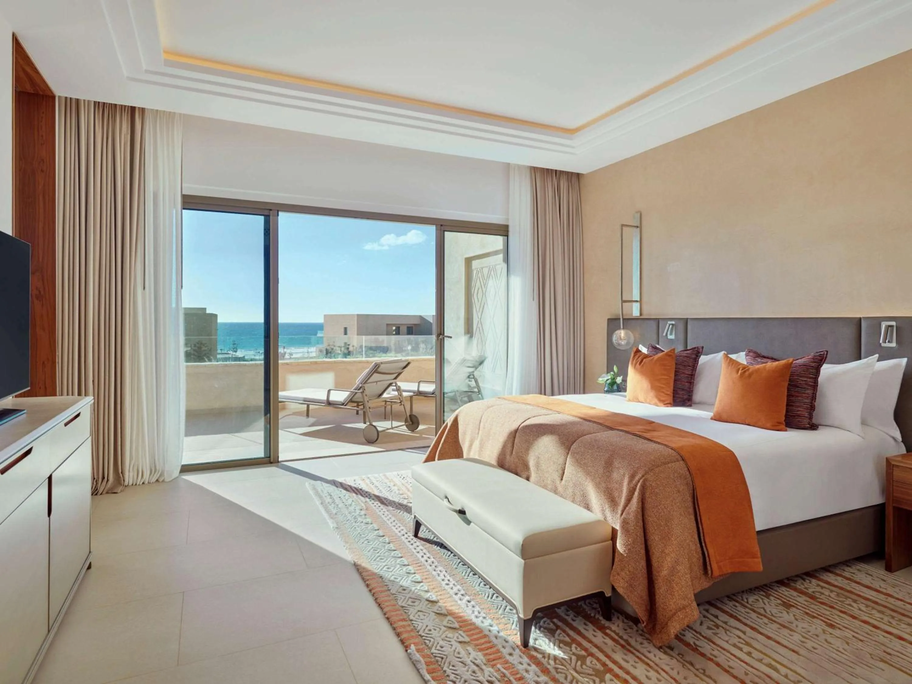 Photo of the whole room, Bed in Fairmont Taghazout Bay