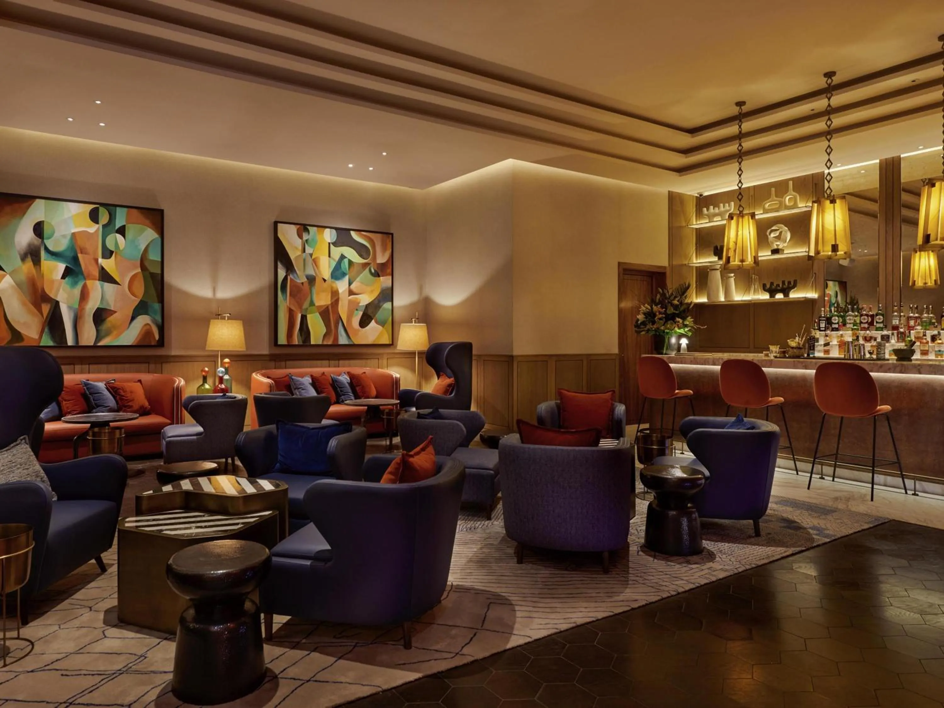 Lounge or bar in Fairmont Taghazout Bay