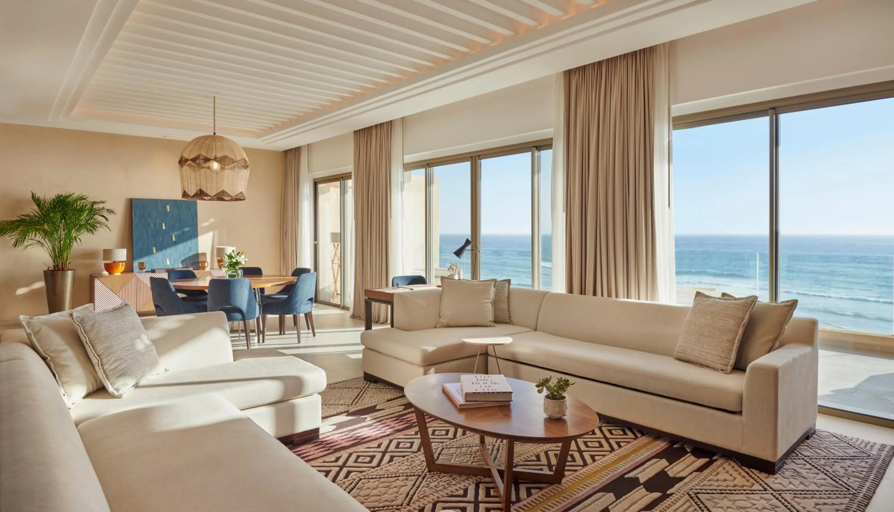 Living room in Fairmont Taghazout Bay