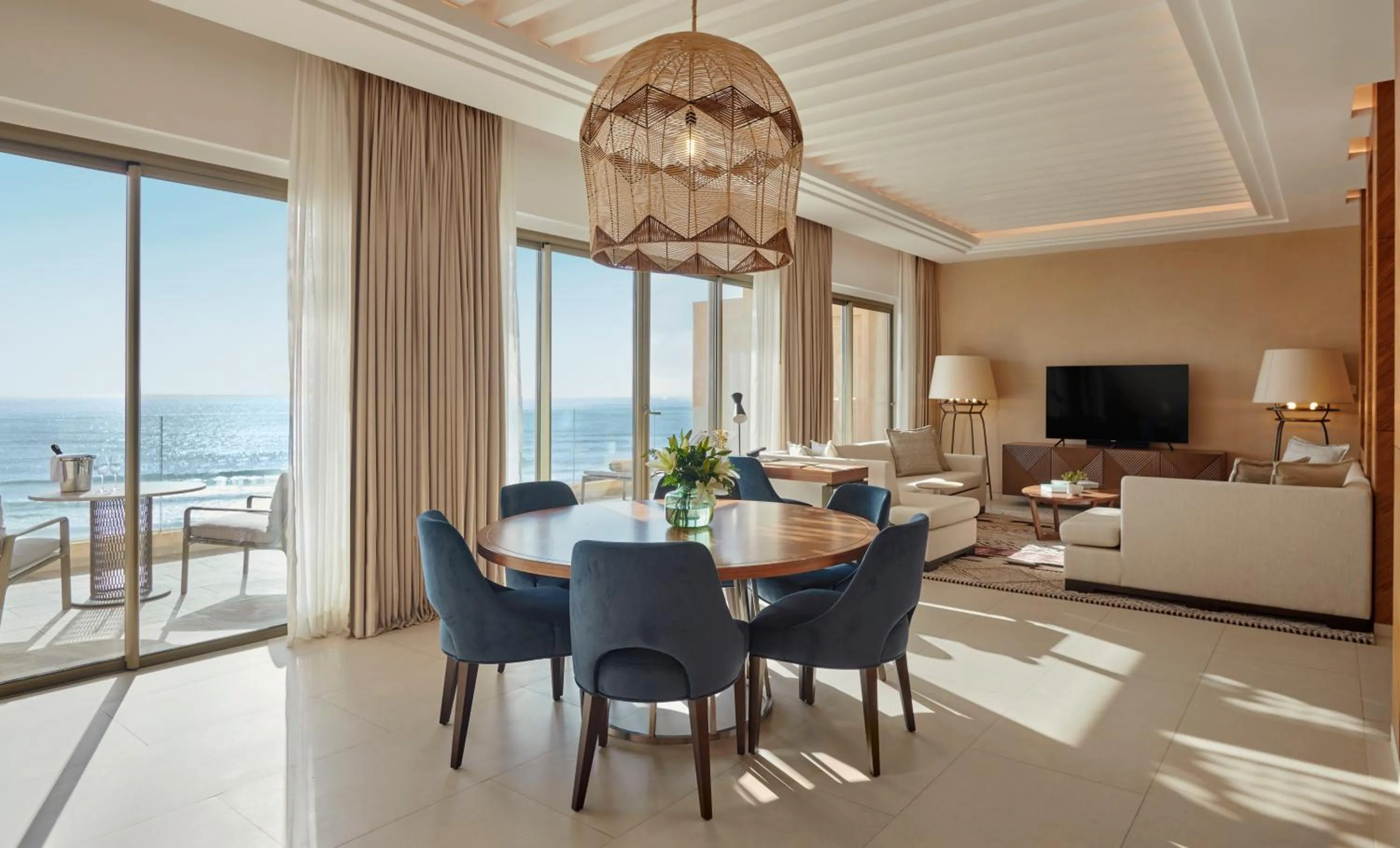 Living room in Fairmont Taghazout Bay