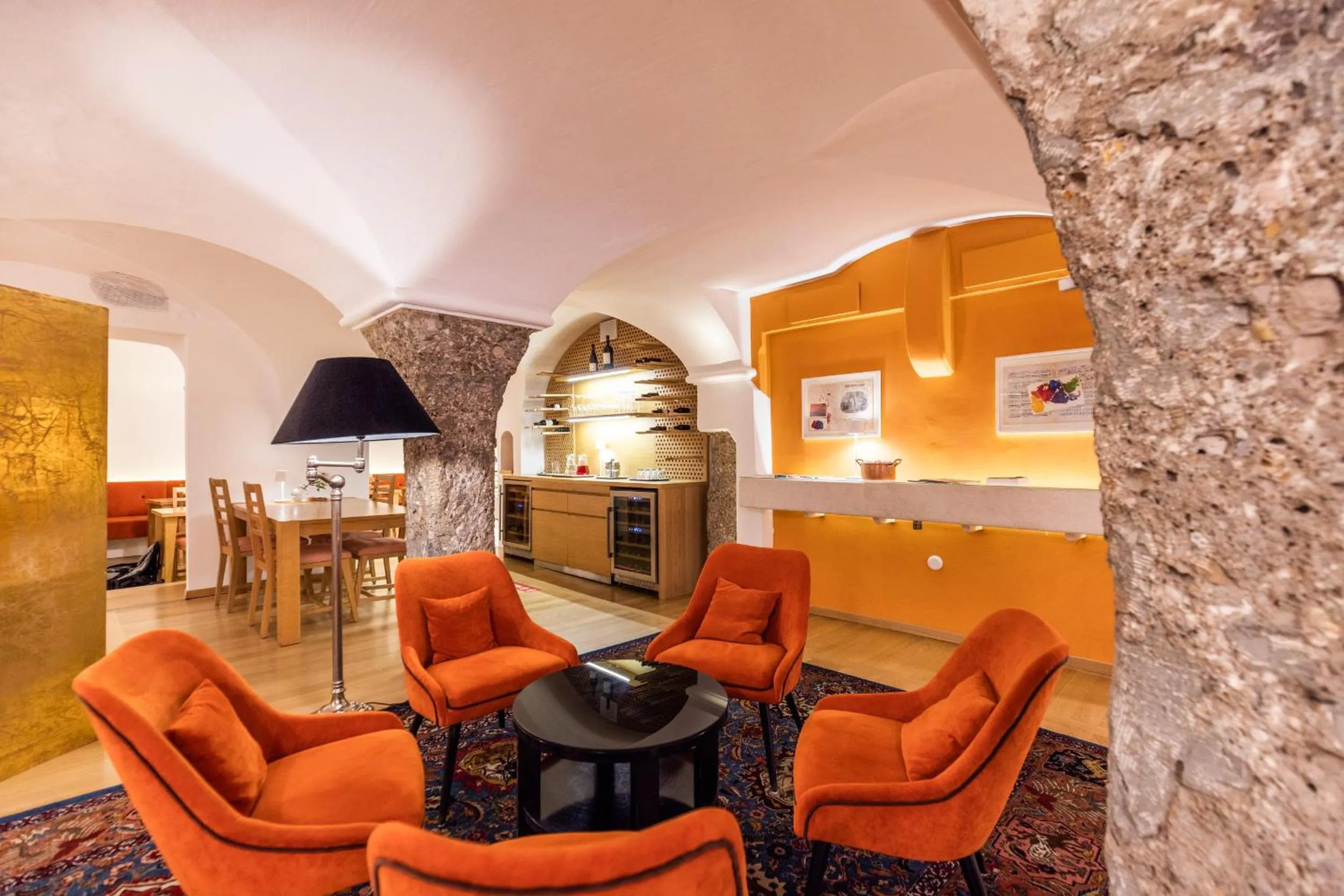 Kitchen or kitchenette in Boutiquehotel Amadeus