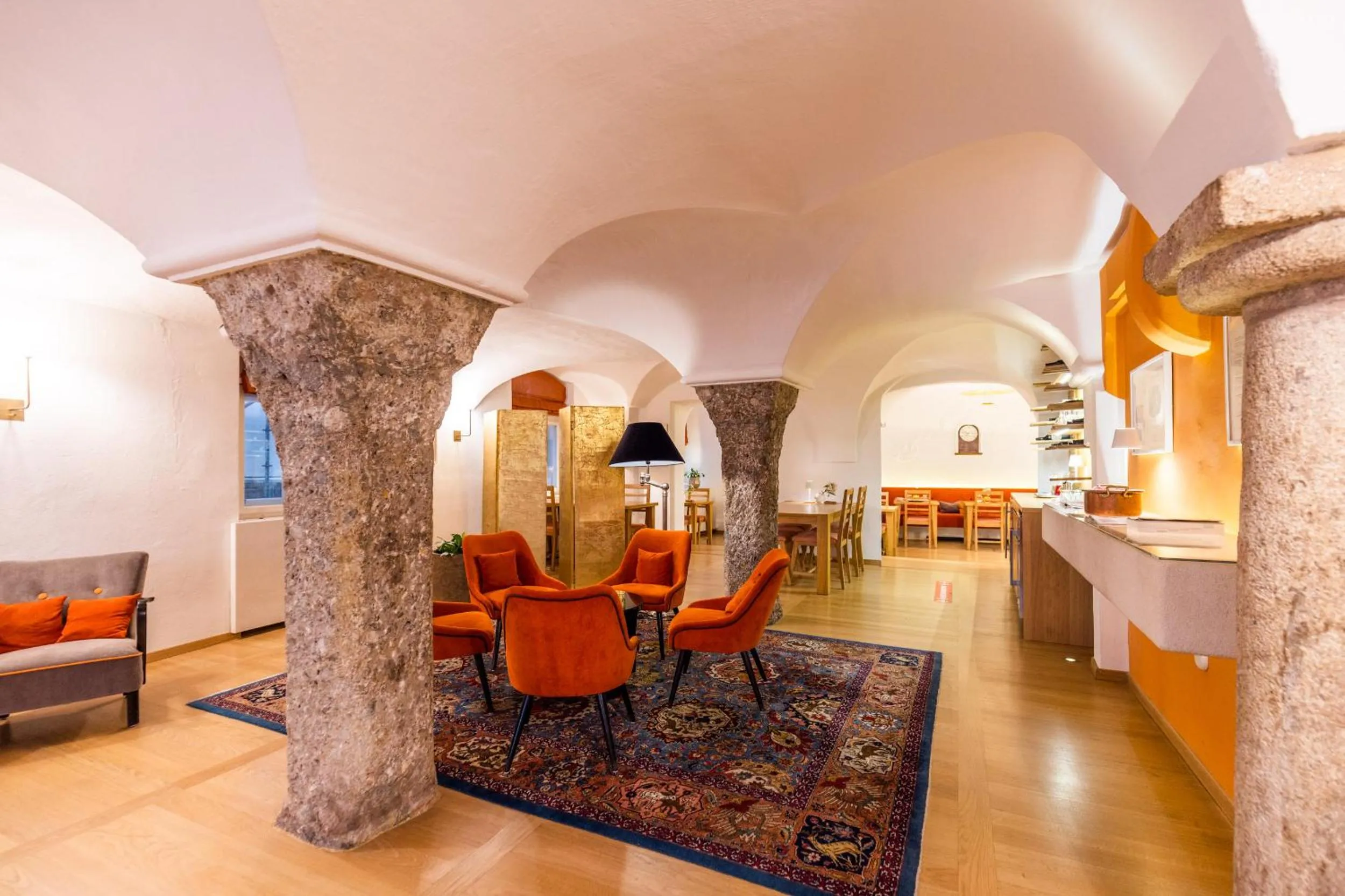 Seating area in Boutiquehotel Amadeus