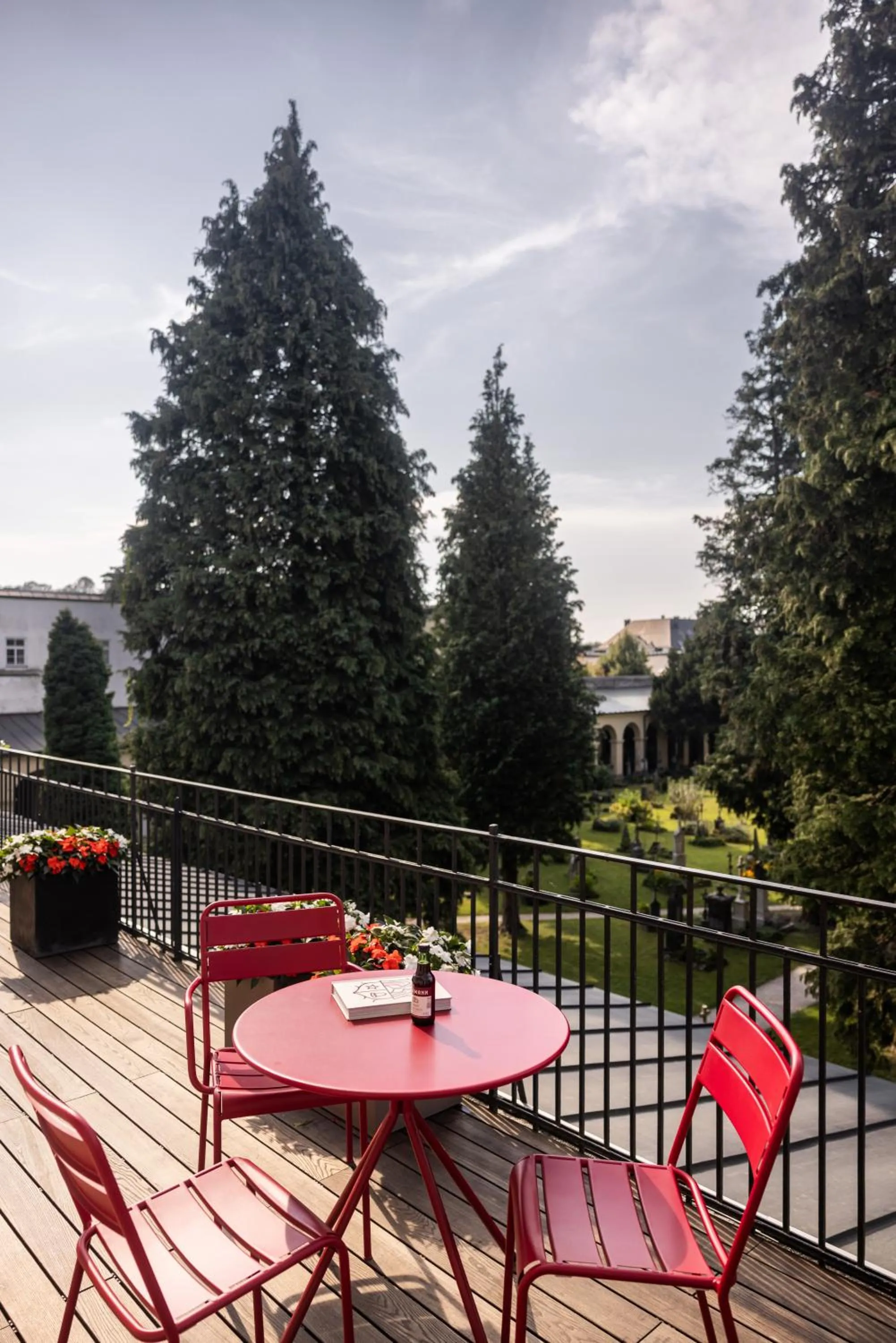 Patio in Boutiquehotel Amadeus