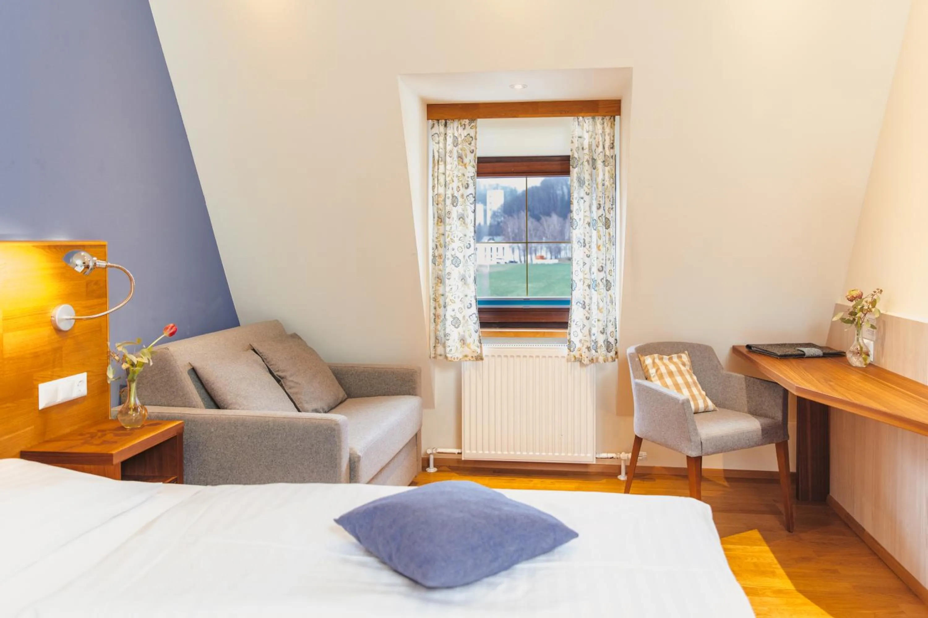 Bed in Hotel Kaiserhof