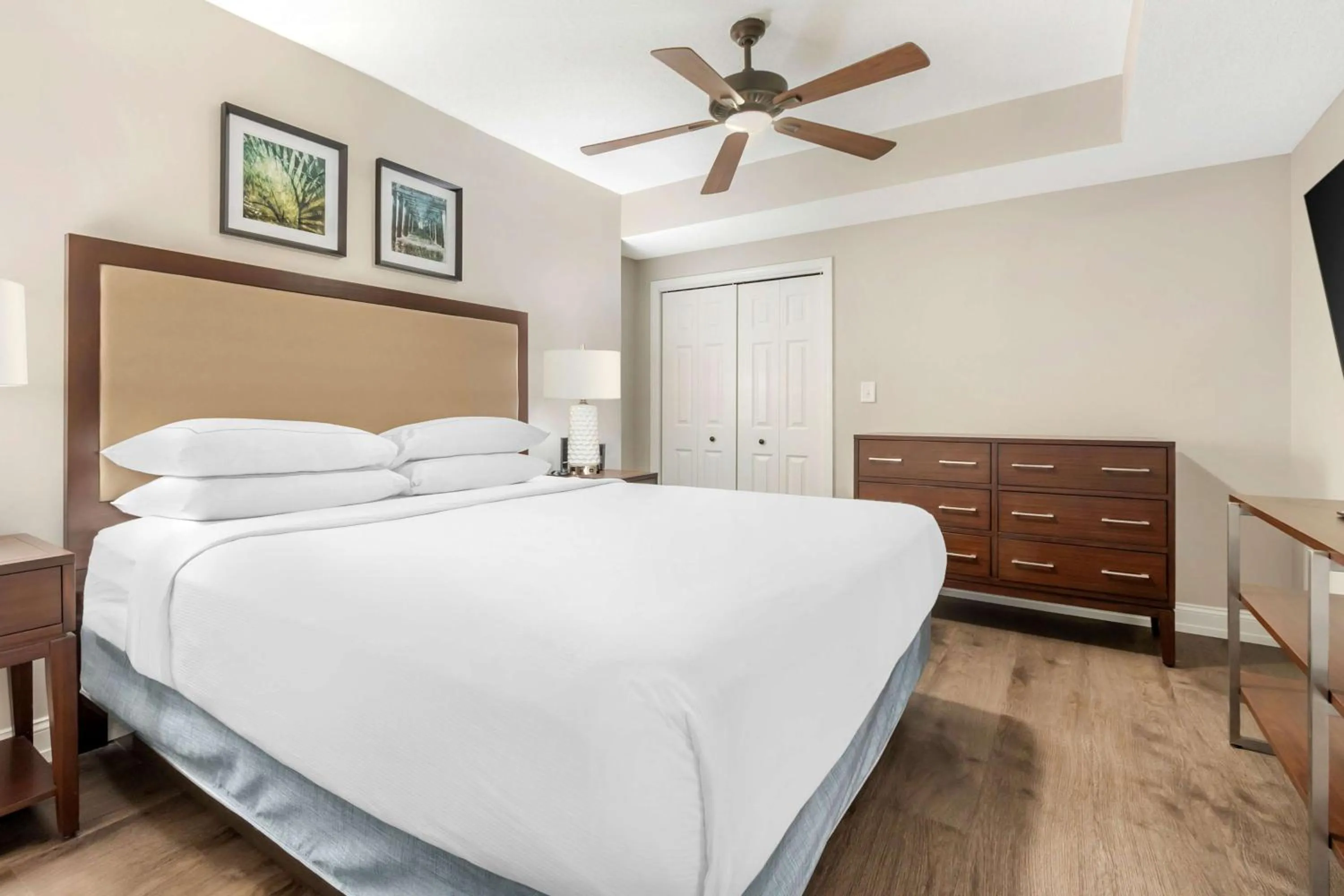 Bed in Hilton Grand Vacations Club Anderson Ocean Myrtle Beach