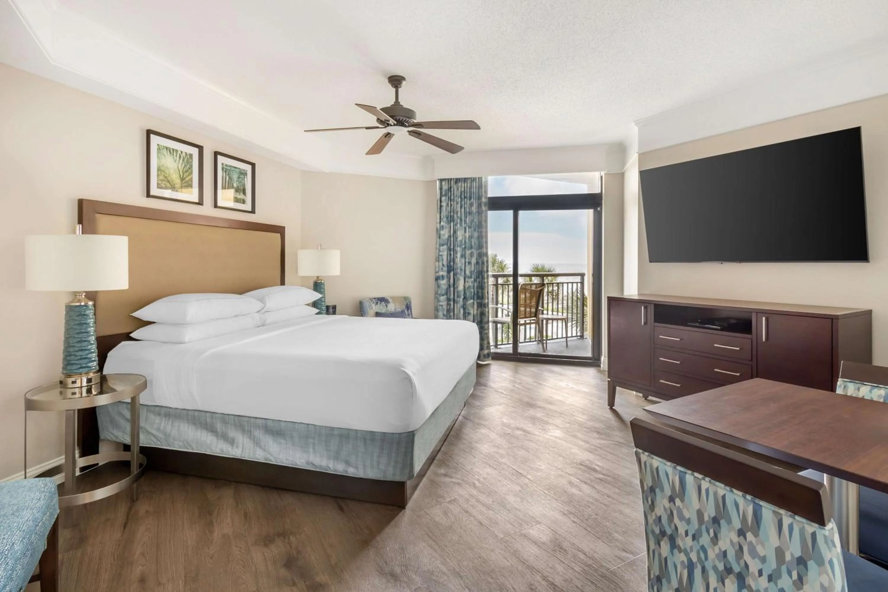 Bed in Hilton Grand Vacations Club Anderson Ocean Myrtle Beach