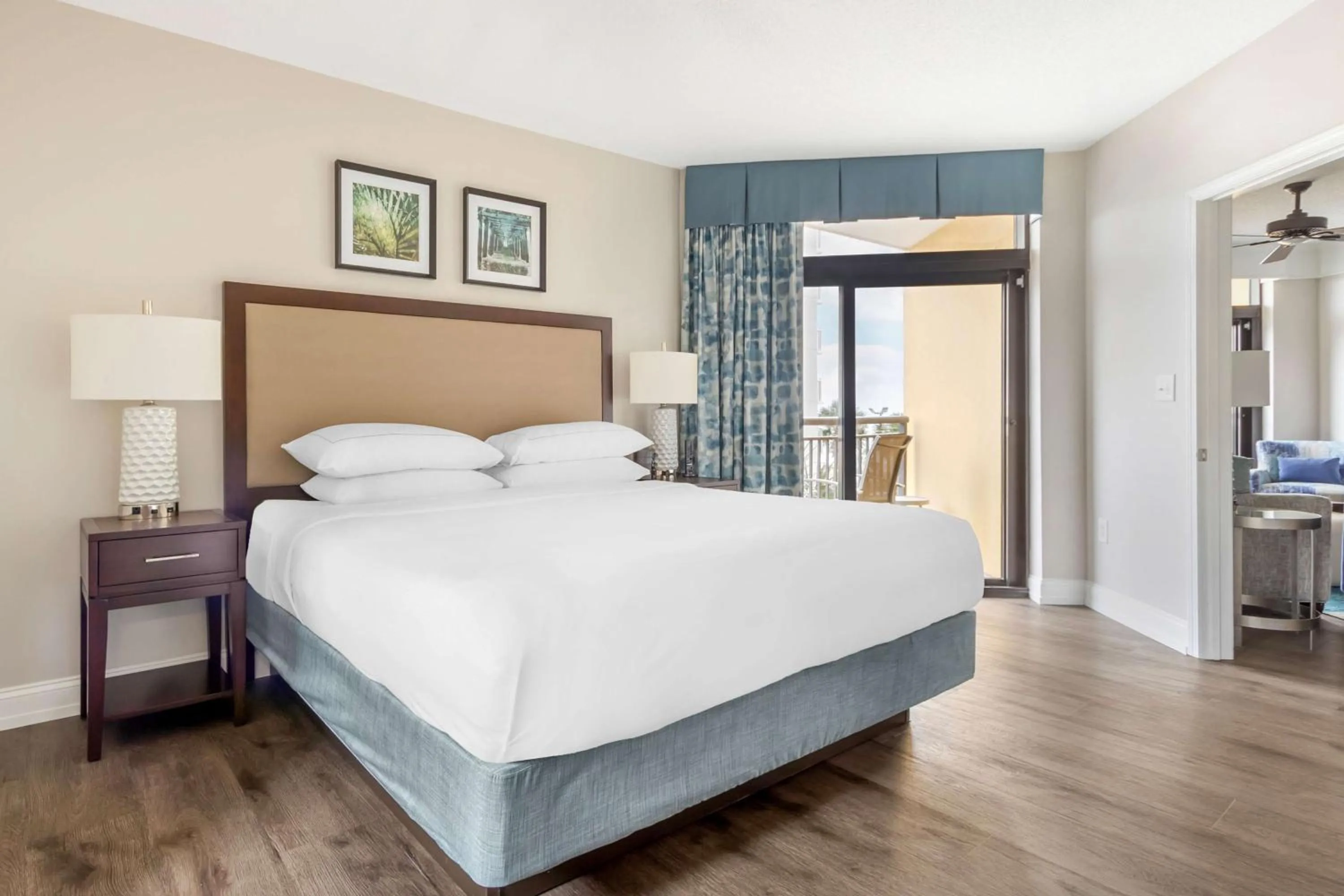 Bed in Hilton Grand Vacations Club Anderson Ocean Myrtle Beach