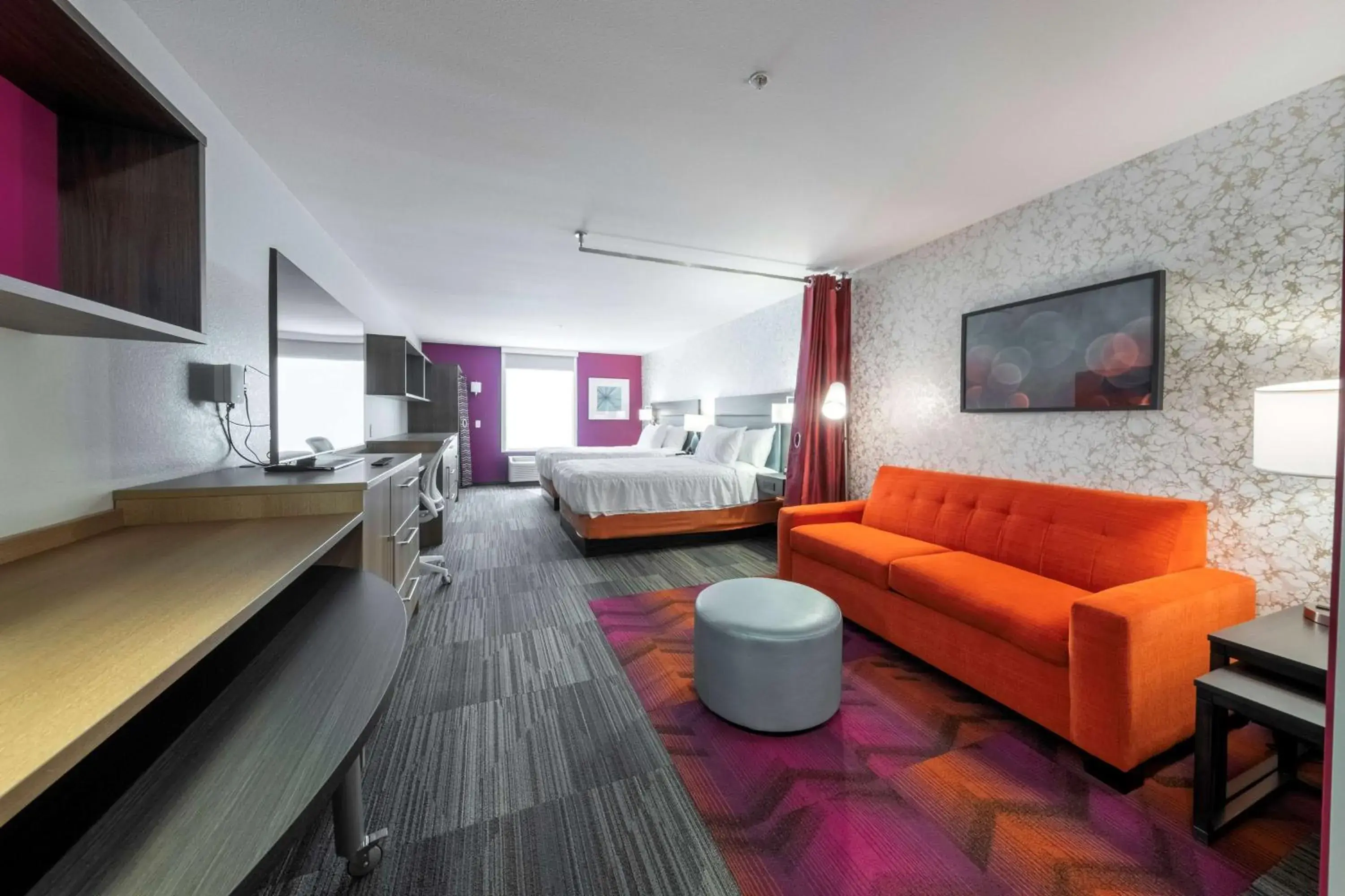 Queen Studio with Two Queen Beds - Non-Smoking in Home2 Suites By Hilton Portland Hillsboro Queen Studio with Two Queen Beds - Non-Smoking in Home2 Suites By Hilton Portland Hillsboro