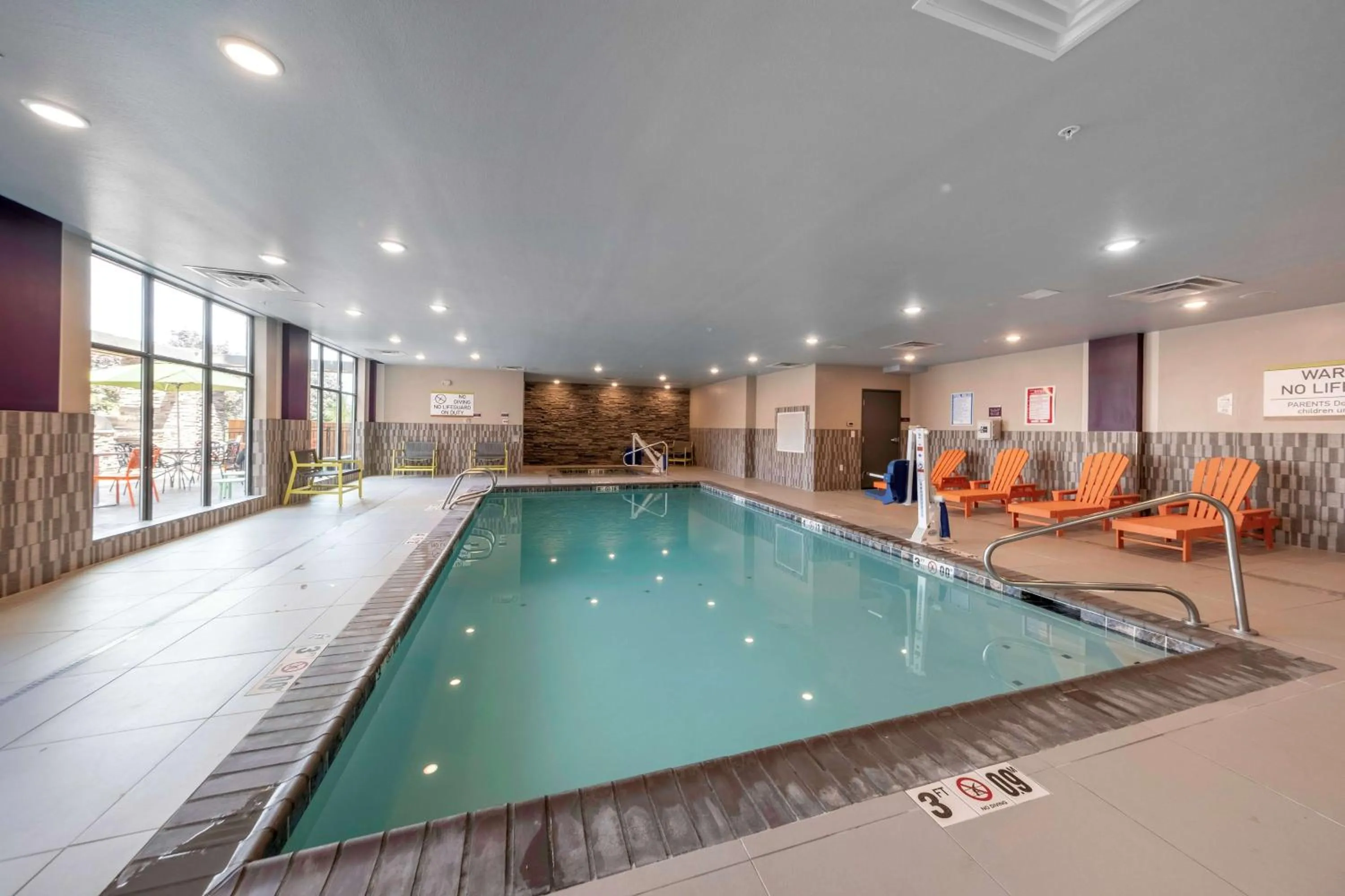 Pool view in Home2 Suites By Hilton Portland Hillsboro