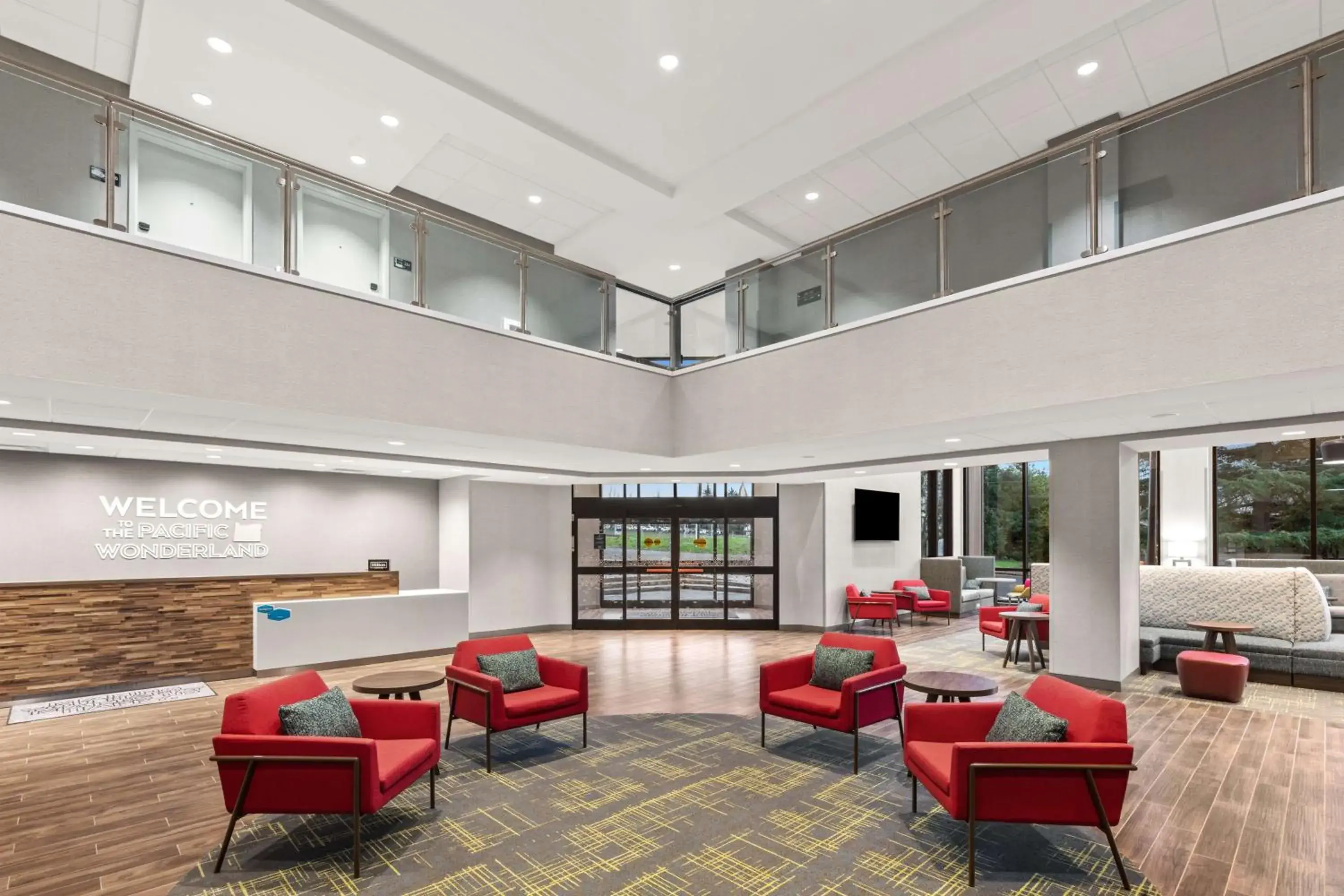 Lobby or reception in Hampton Inn & Suites Tigard Lobby or reception in Hampton Inn & Suites Tigard
