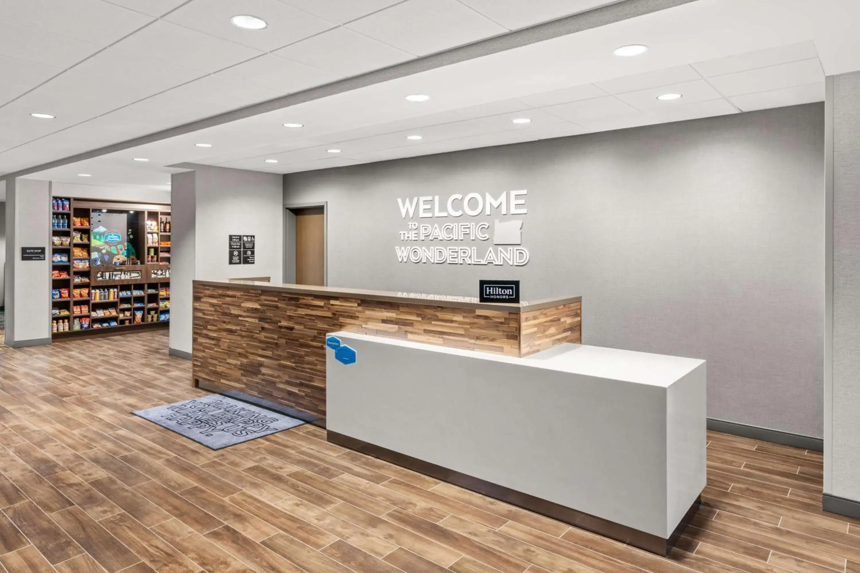 Lobby or reception in Hampton Inn & Suites Tigard Lobby or reception in Hampton Inn & Suites Tigard