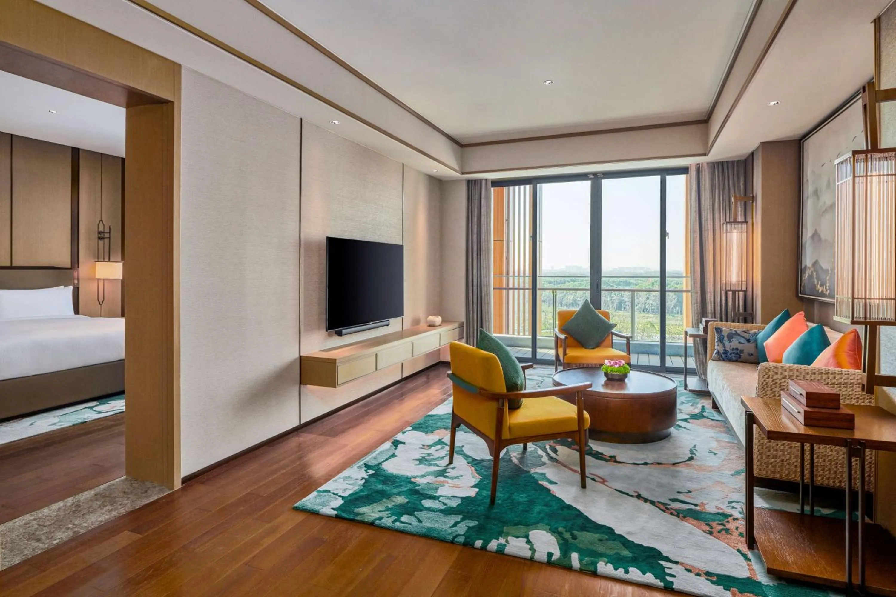 Bedroom, Bed in Hilton Shanghai Fengxian