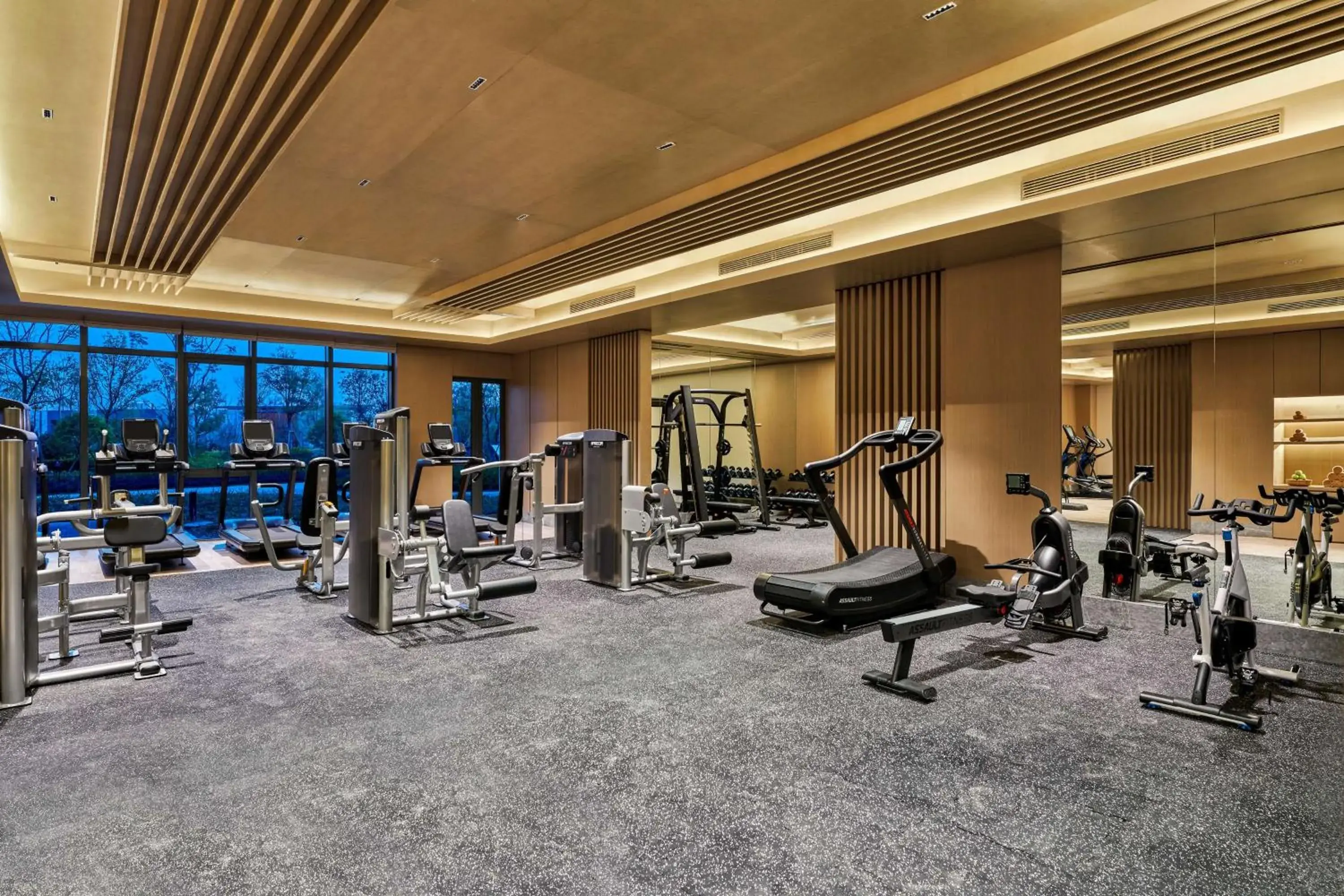 Fitness centre/facilities in Hilton Shanghai Fengxian Fitness centre/facilities in Hilton Shanghai Fengxian