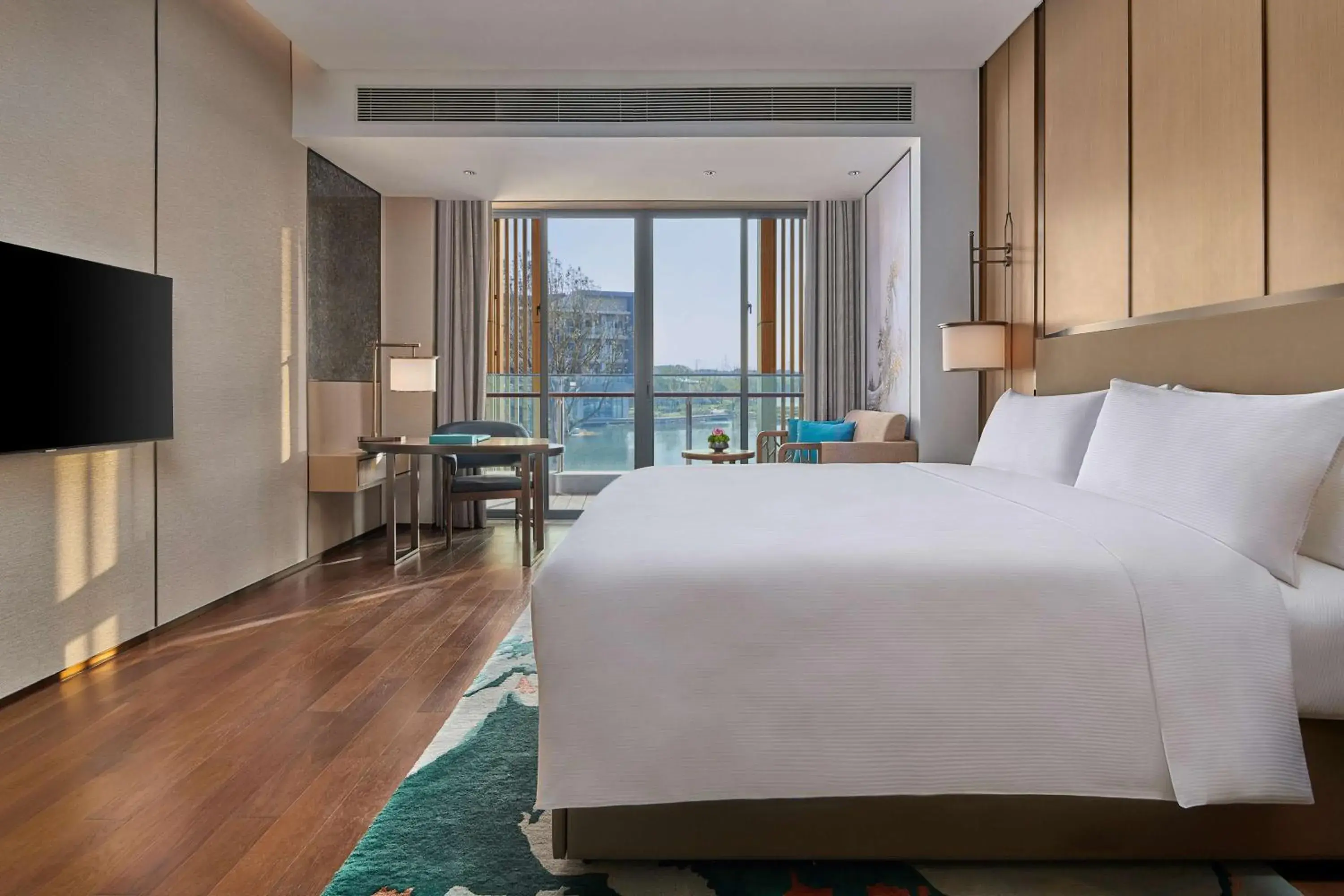 Bedroom, Bed in Hilton Shanghai Fengxian Bedroom, Bed in Hilton Shanghai Fengxian