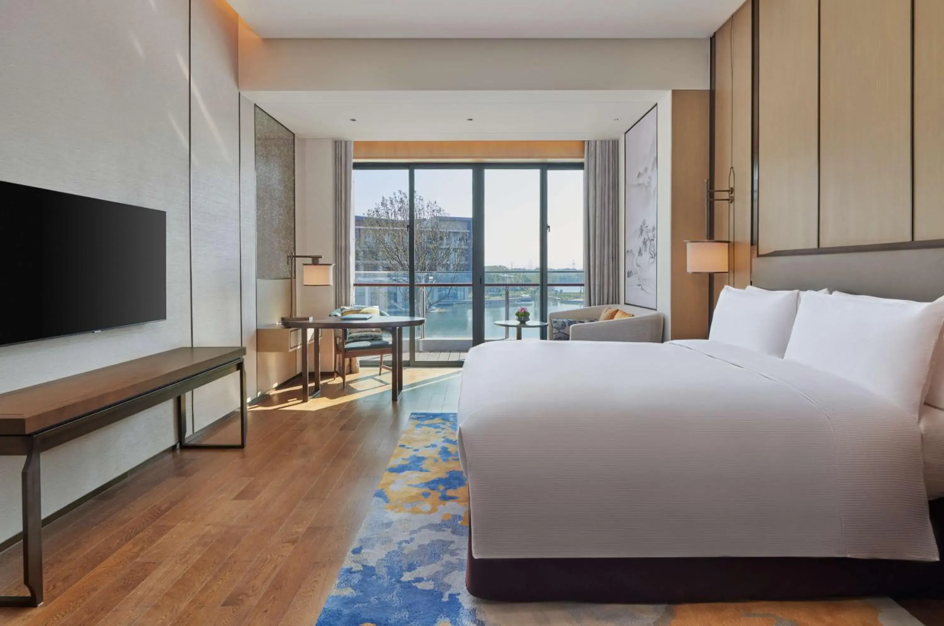Bedroom, Bed in Hilton Shanghai Fengxian Bedroom, Bed in Hilton Shanghai Fengxian