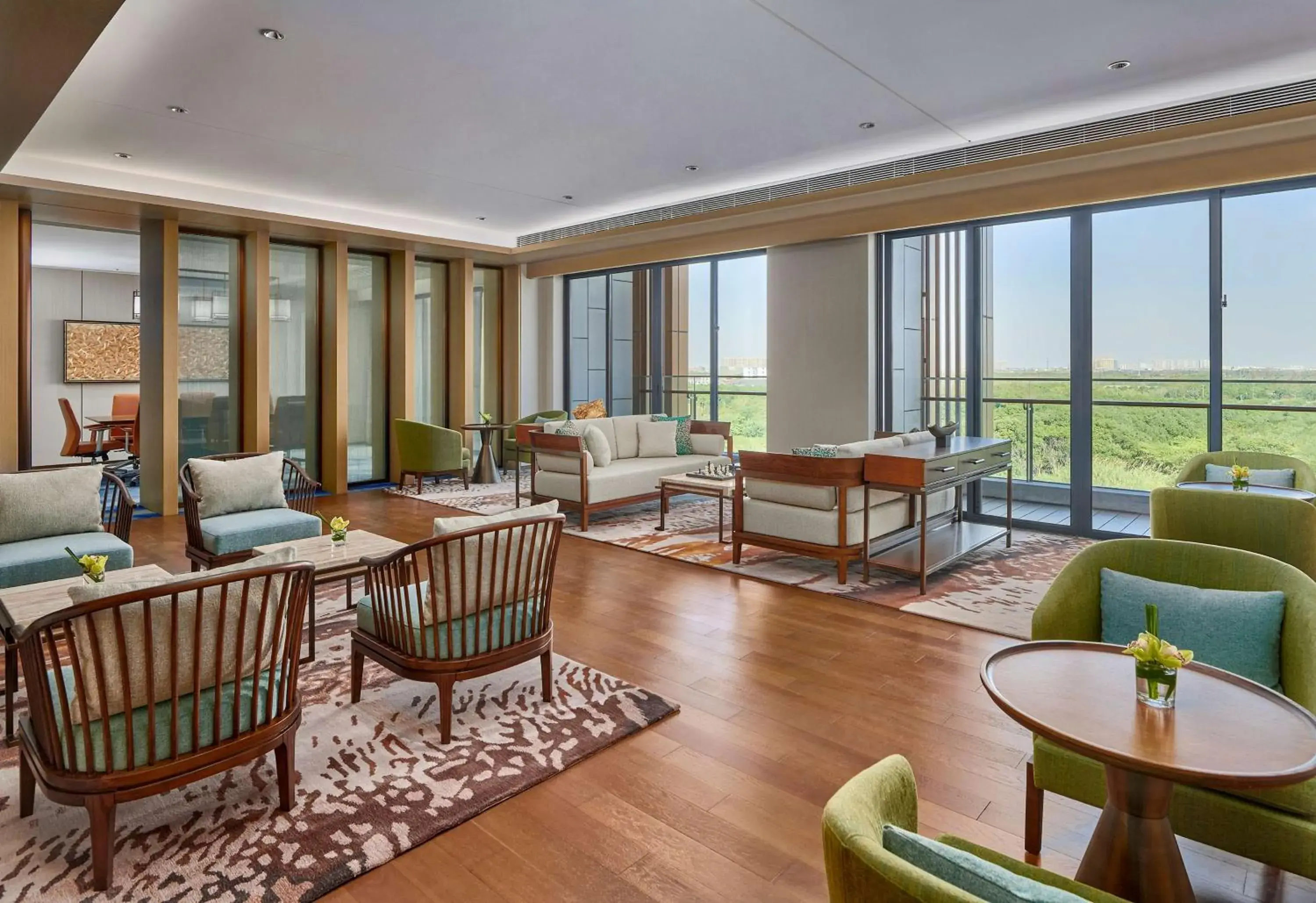 Living room in Hilton Shanghai Fengxian Living room in Hilton Shanghai Fengxian