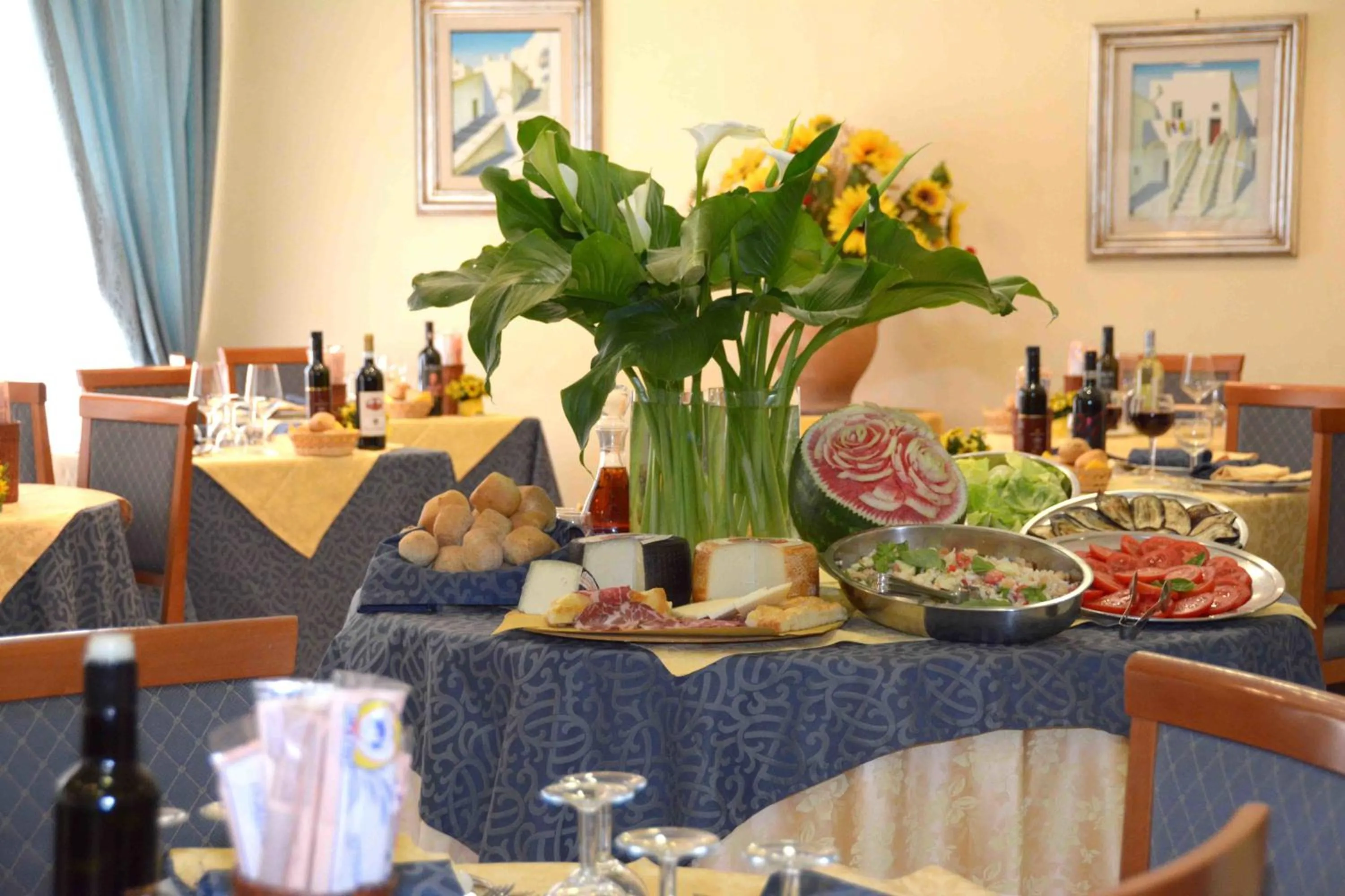 Food close-up in Hotel President