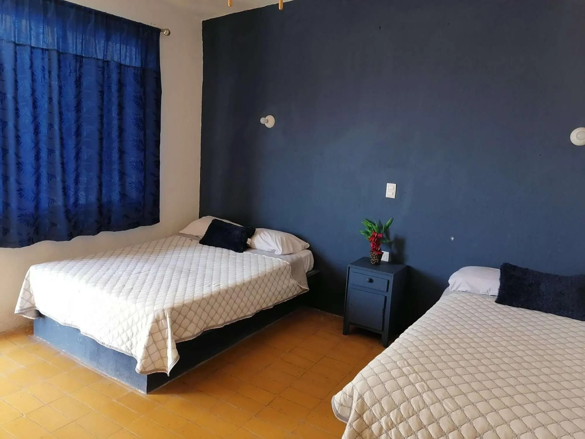 Bed in Hotel El Paraíso