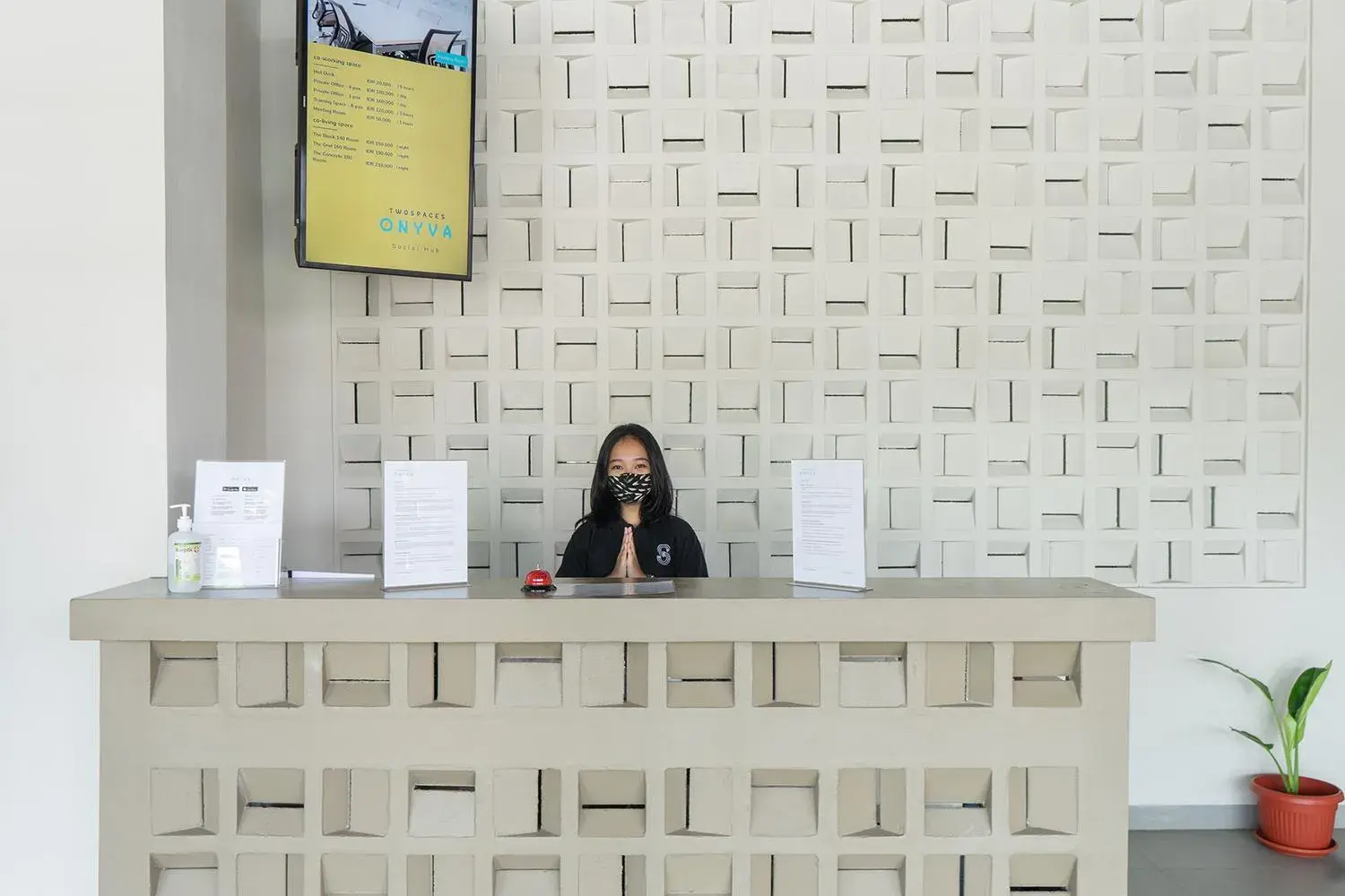 Lobby or reception in Social Hub by TwoSpaces Lobby or reception in Social Hub by TwoSpaces