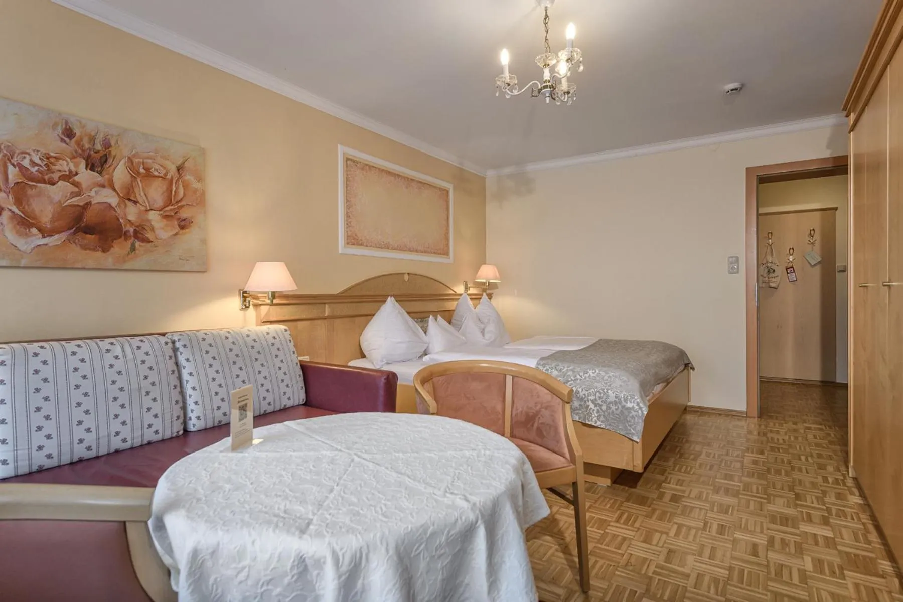 Photo of the whole room, Bed in Hotel Alpenblick