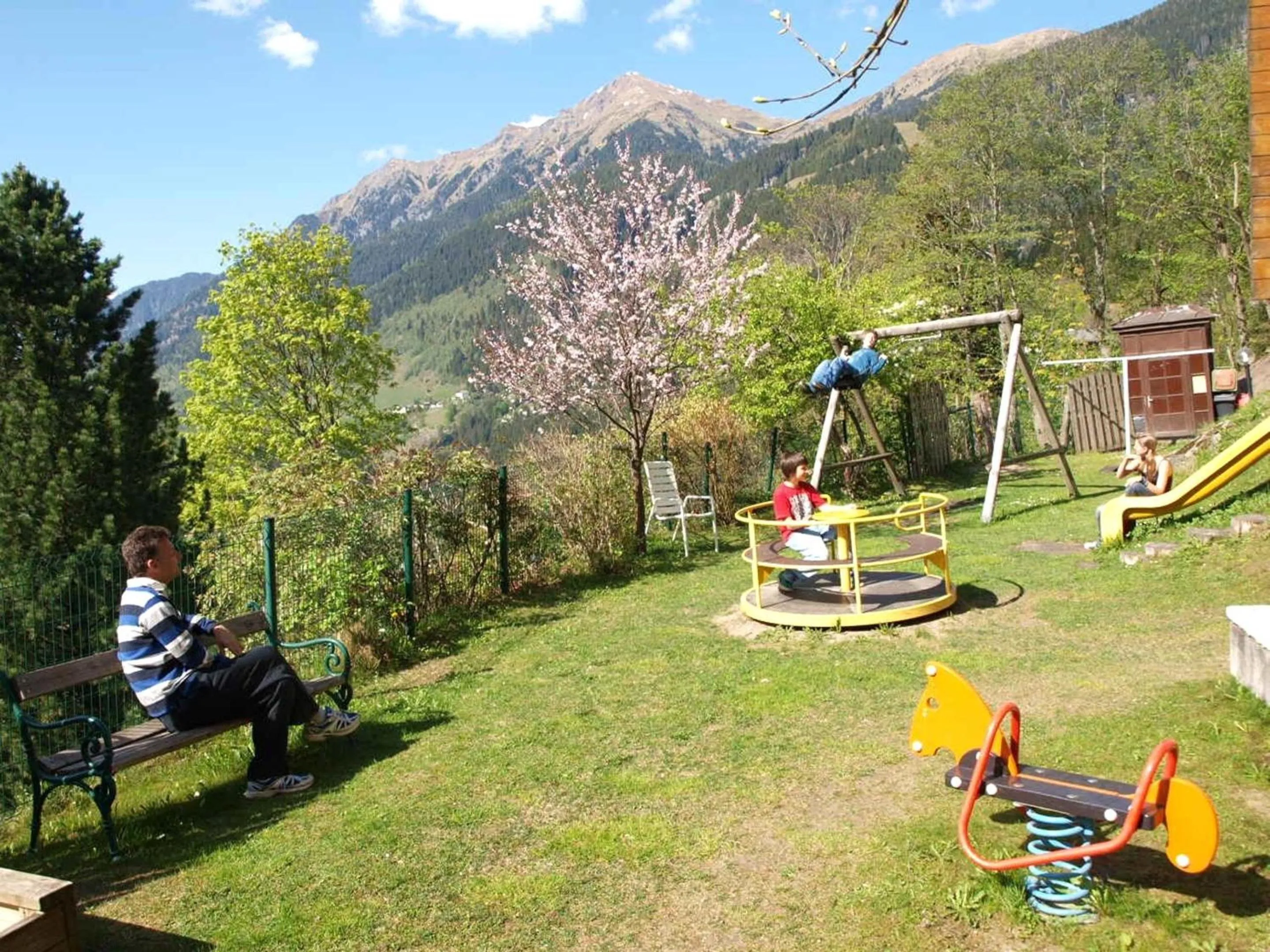 Children play ground in Hotel Alpenblick