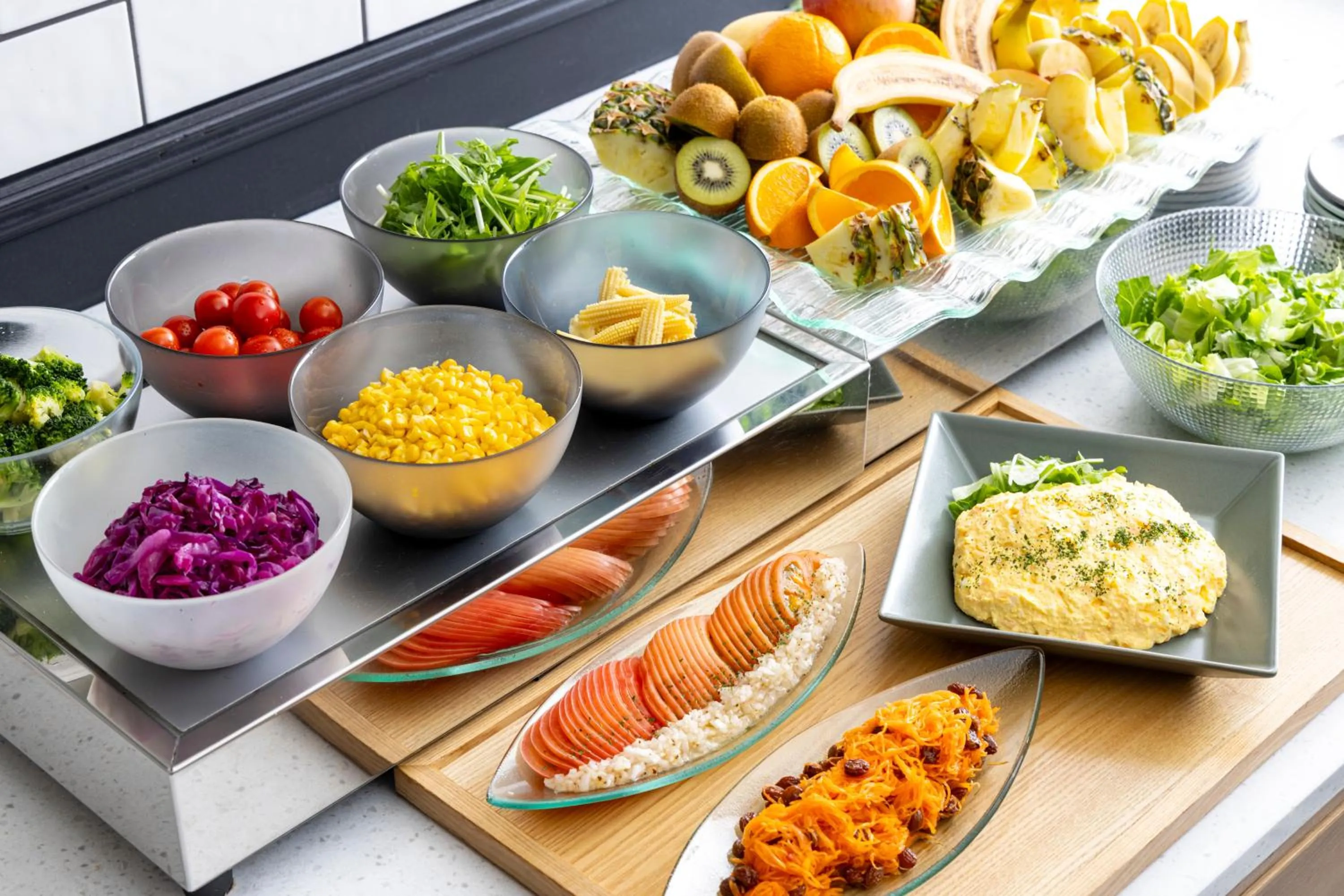 Buffet breakfast in Tokyu Stay Shinjuku Eastside