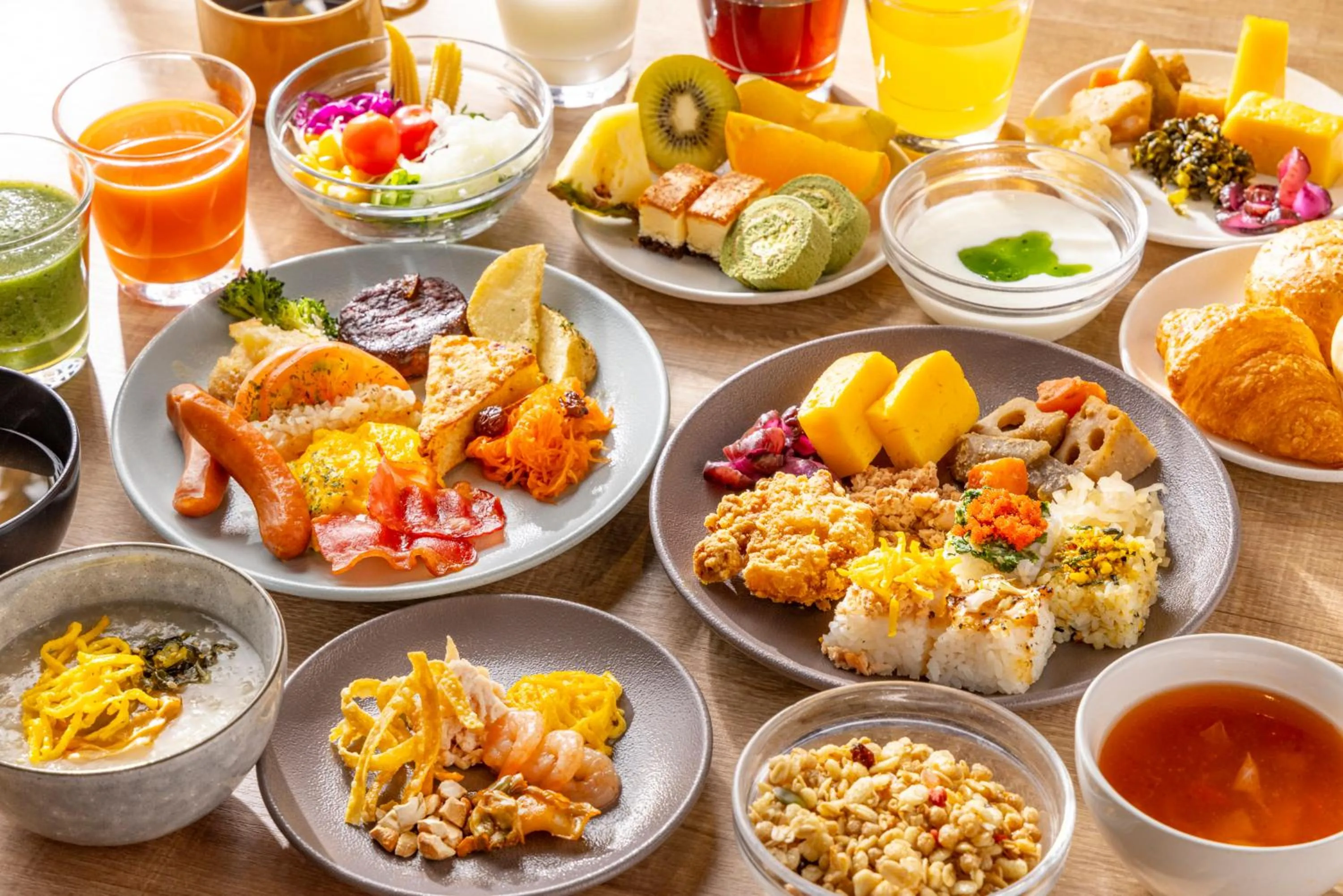 Buffet breakfast in Tokyu Stay Shinjuku Eastside