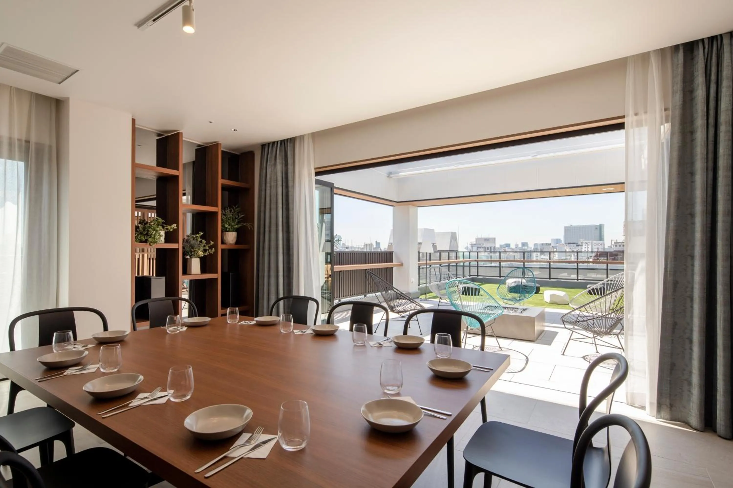 Garden view in Tokyu Stay Shinjuku Eastside