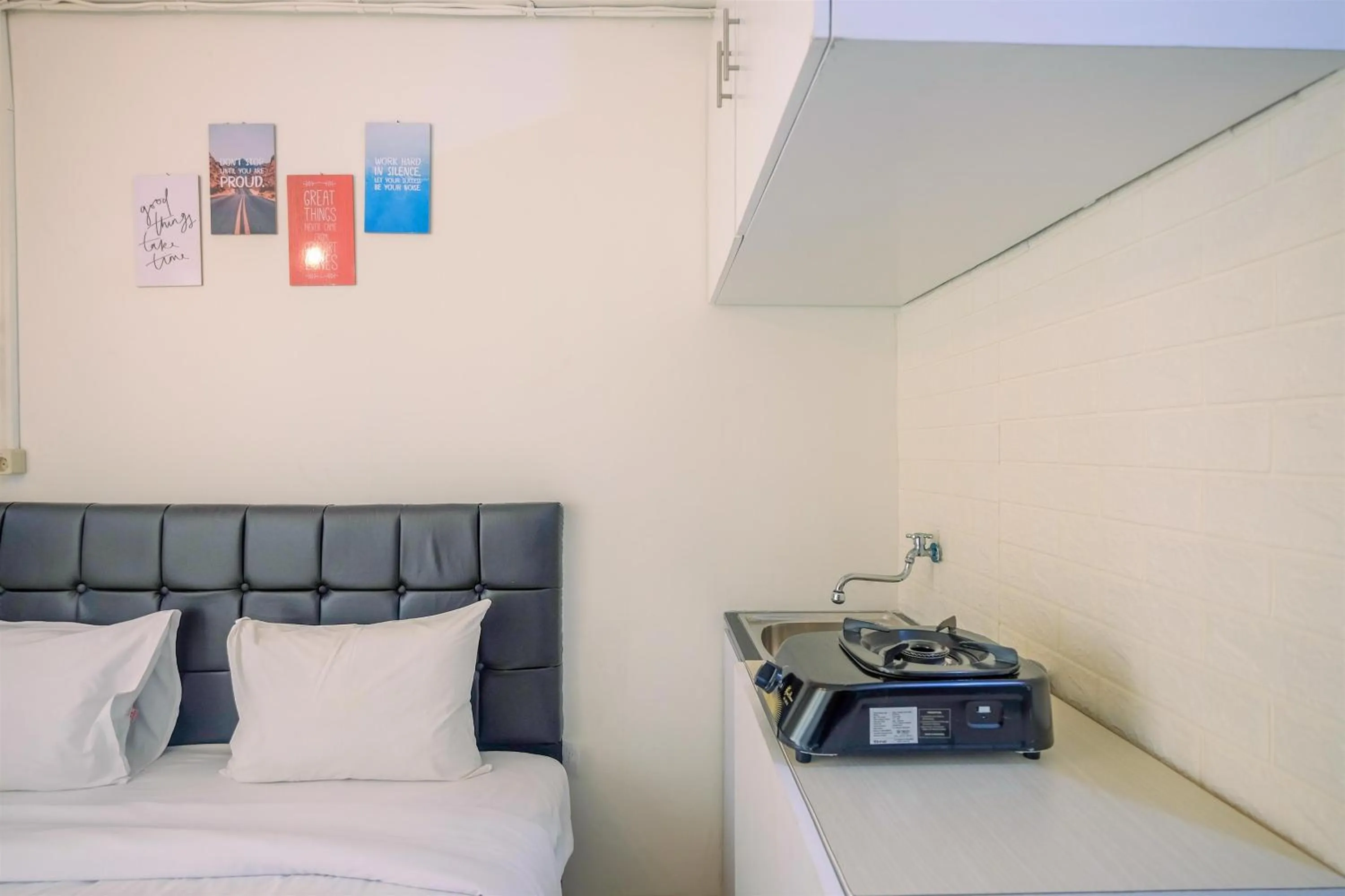 New Room Studio at Green Pramuka City Apartment By Travelio