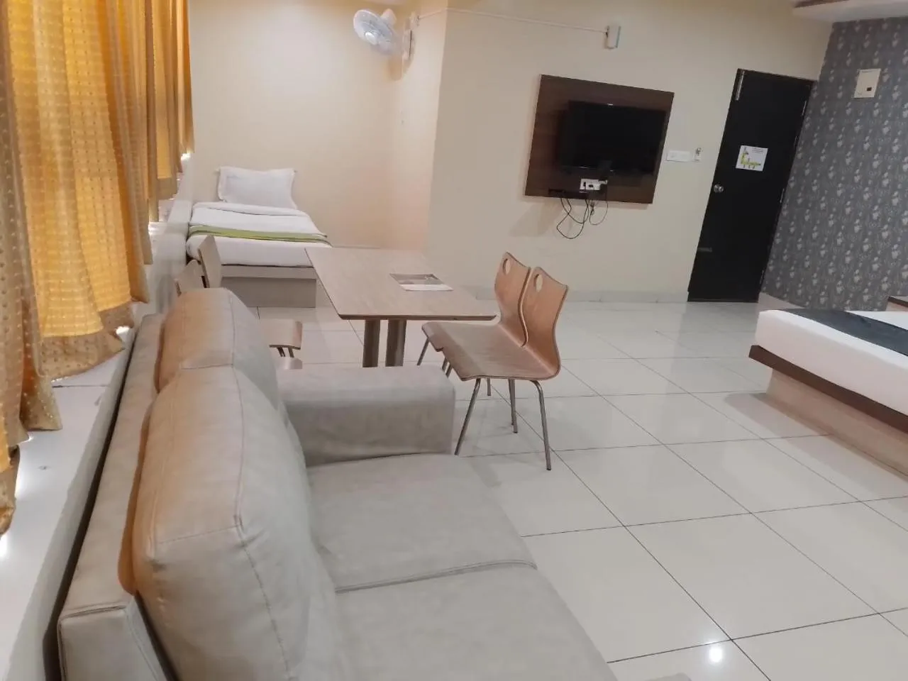 Bed in hotel fortune suites