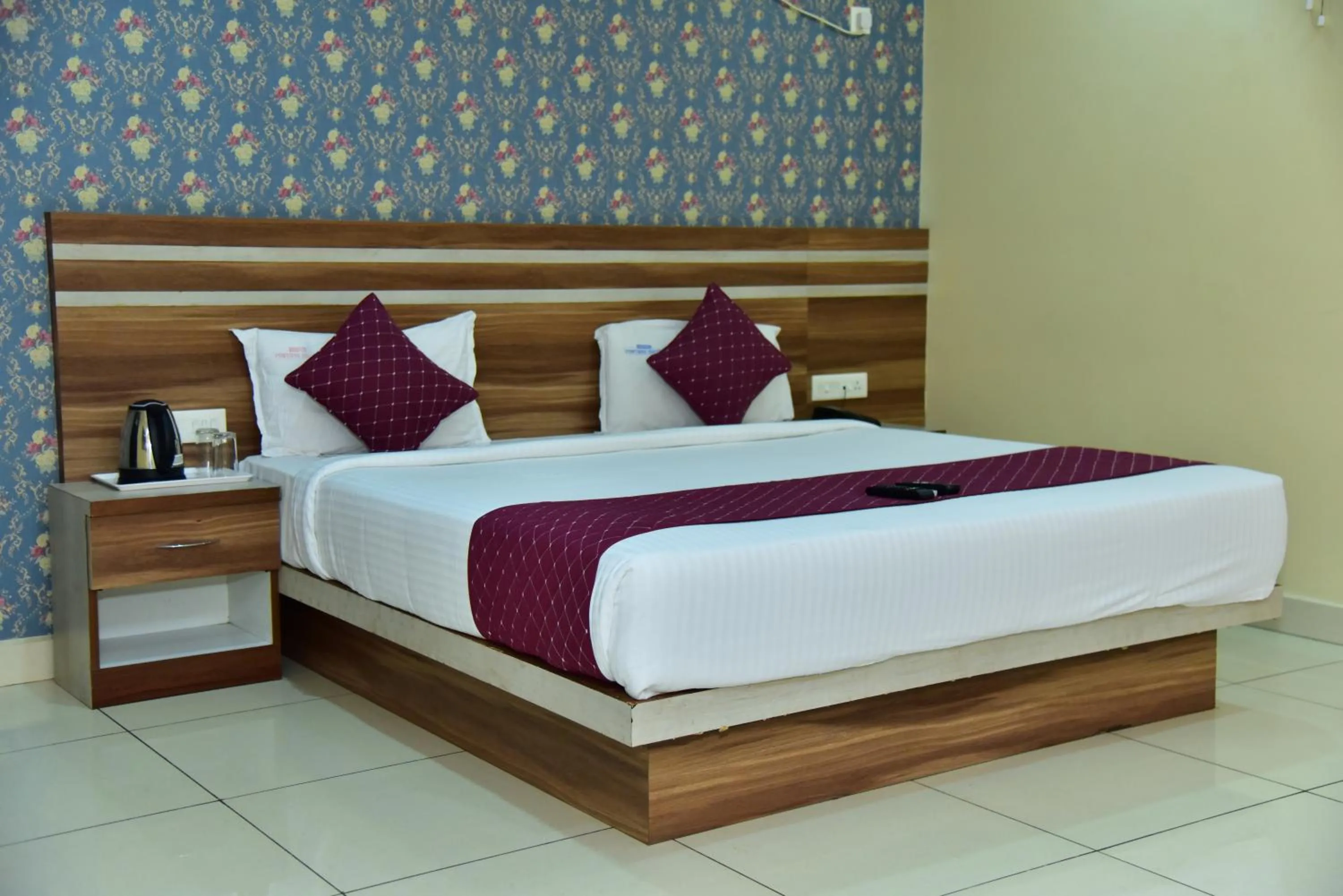 Bed in hotel fortune suites