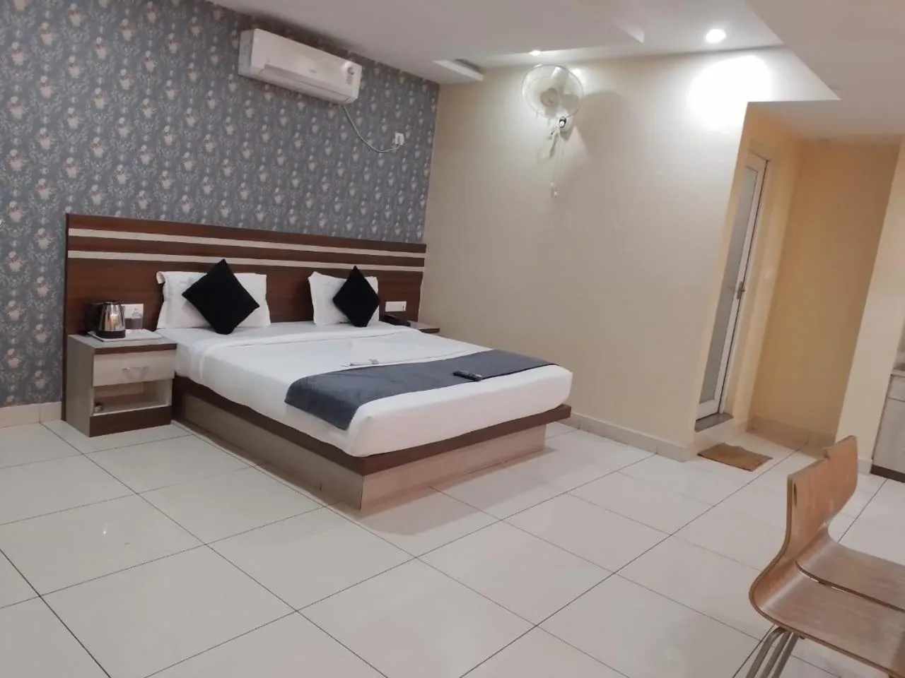 Bed in hotel fortune suites