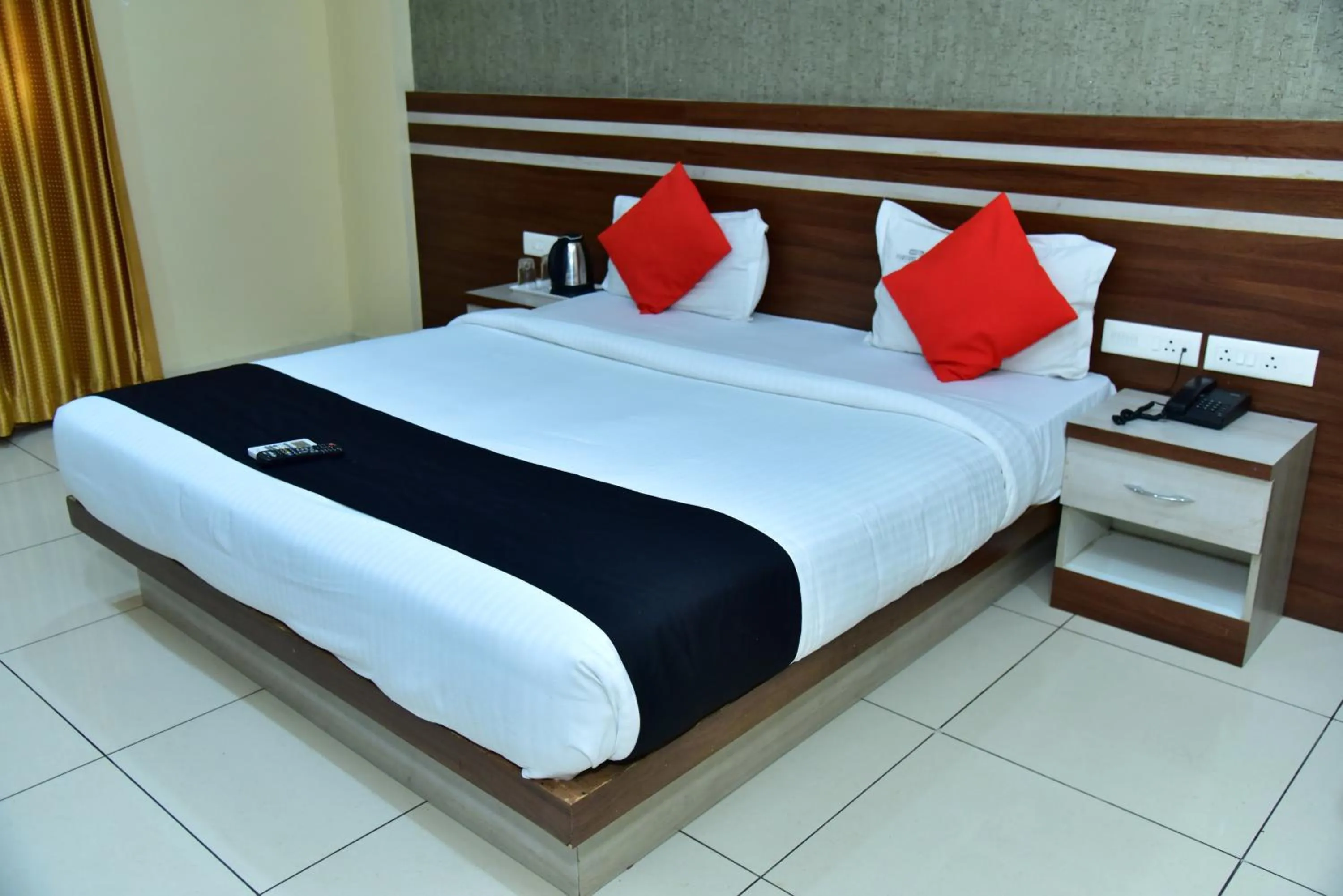 Bed in hotel fortune suites