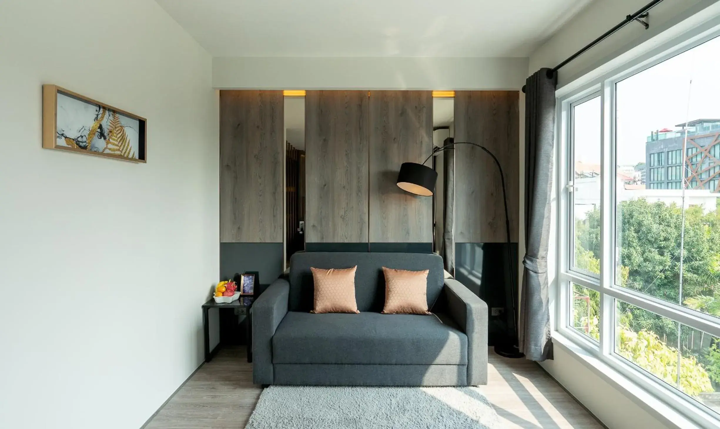 Living room in NIMANO SUITES Living room in NIMANO SUITES