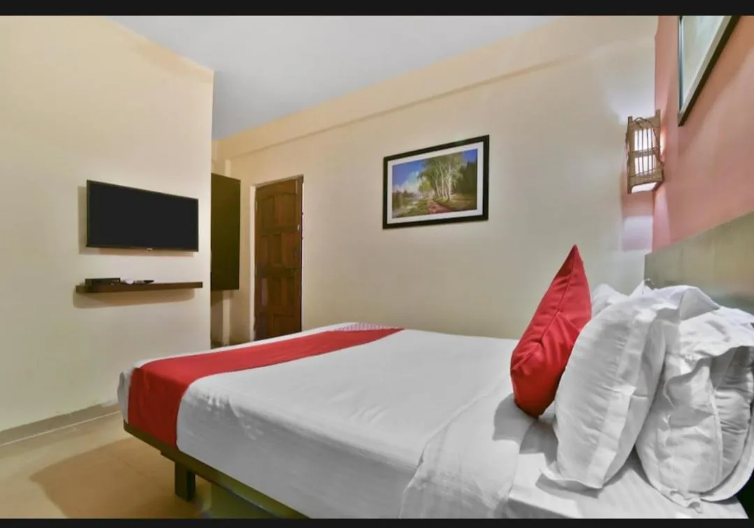 Bed in Hotel Rajeshwar