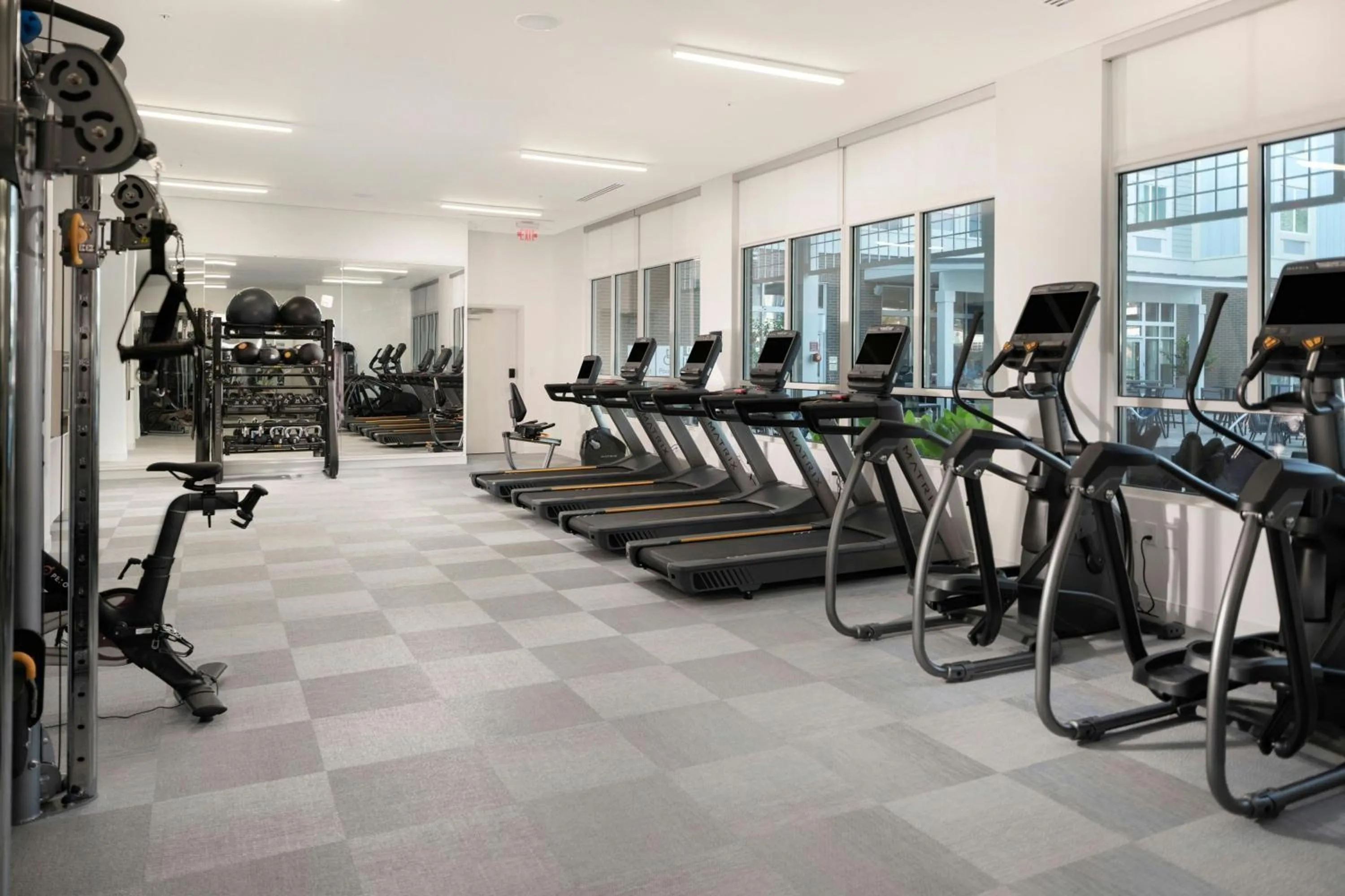 Fitness centre/facilities in Courtyard Amelia Island
