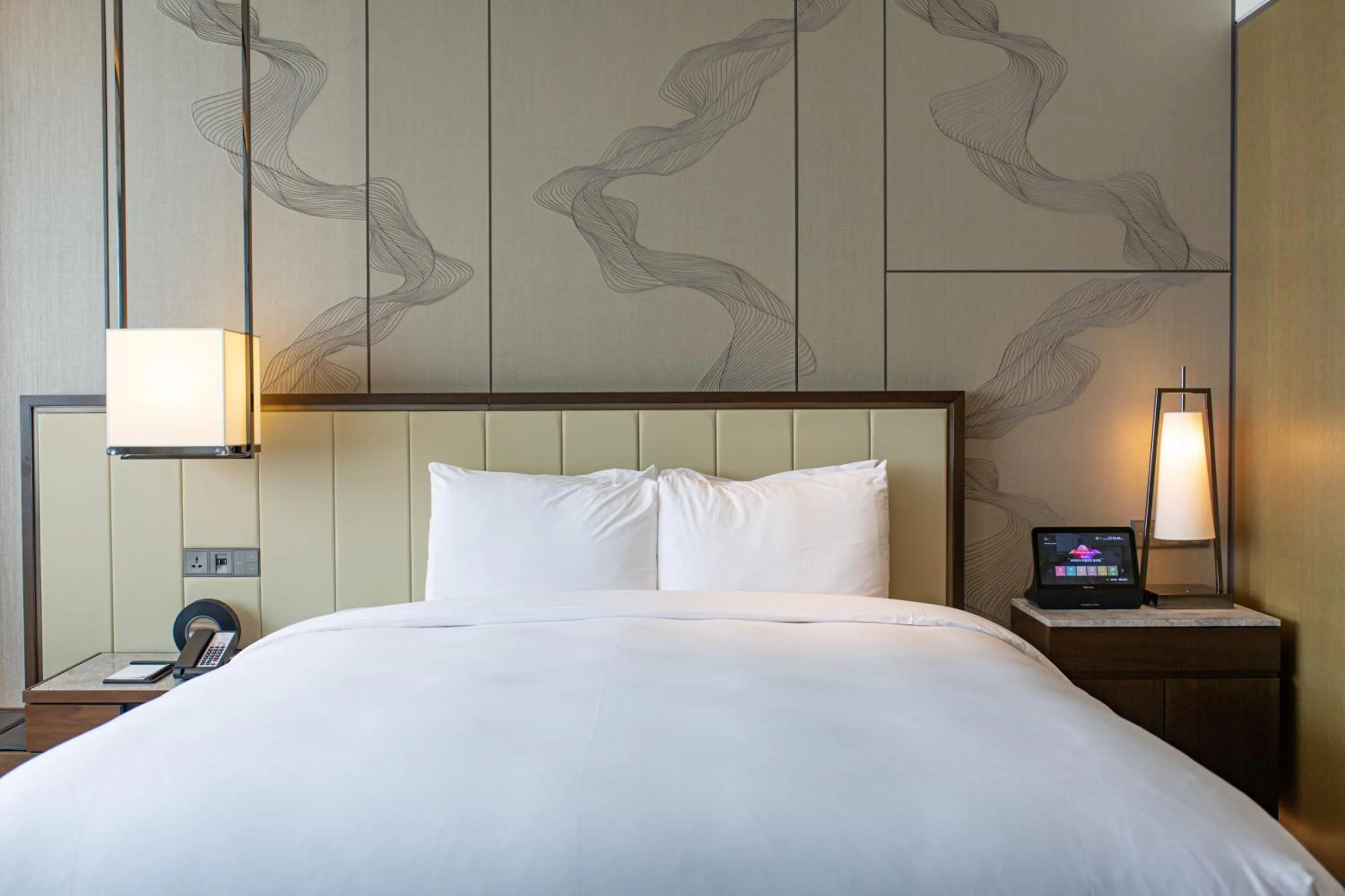 Bed in Daegu Marriott Hotel