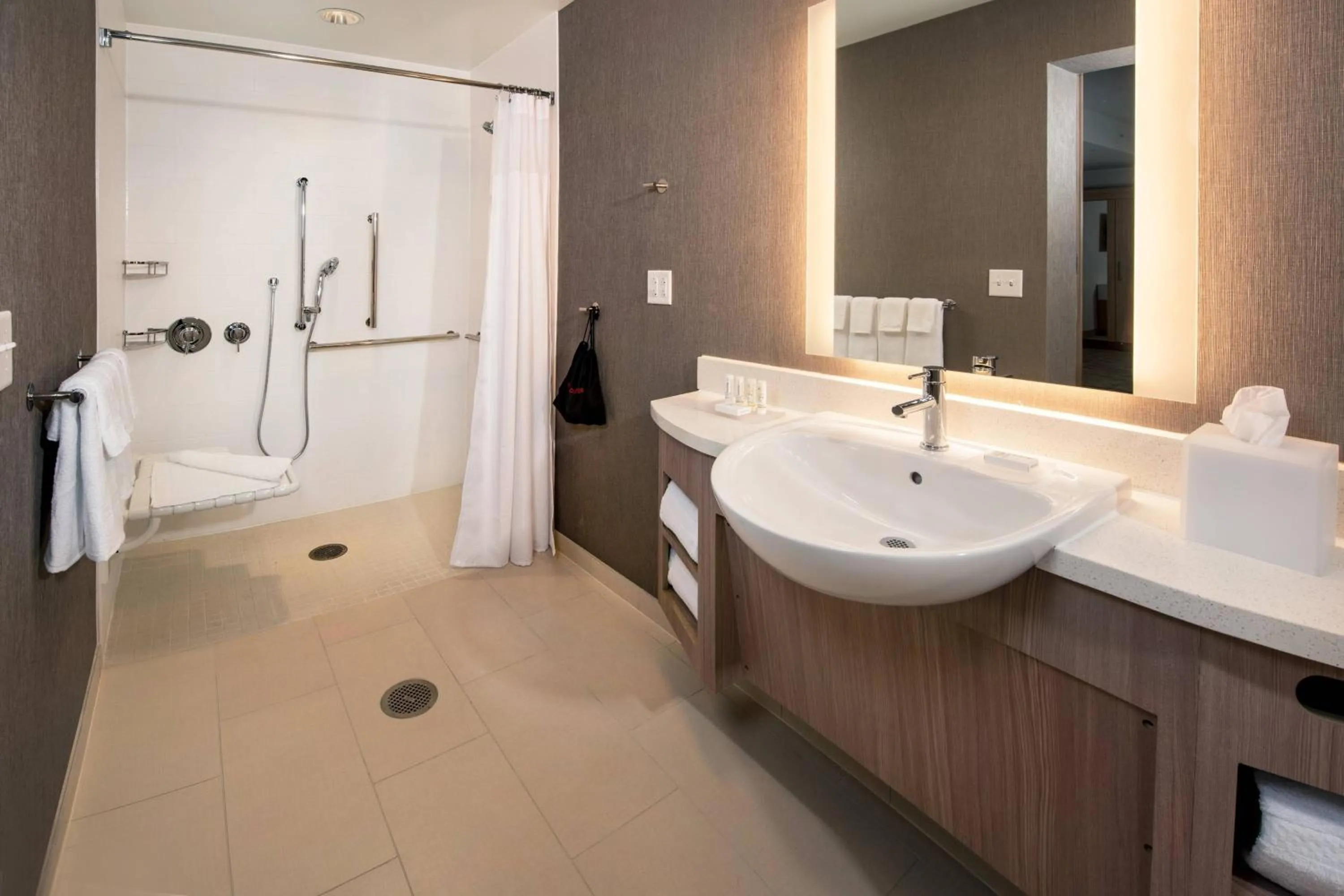 Bathroom in SpringHill Suites By Marriott Frederick