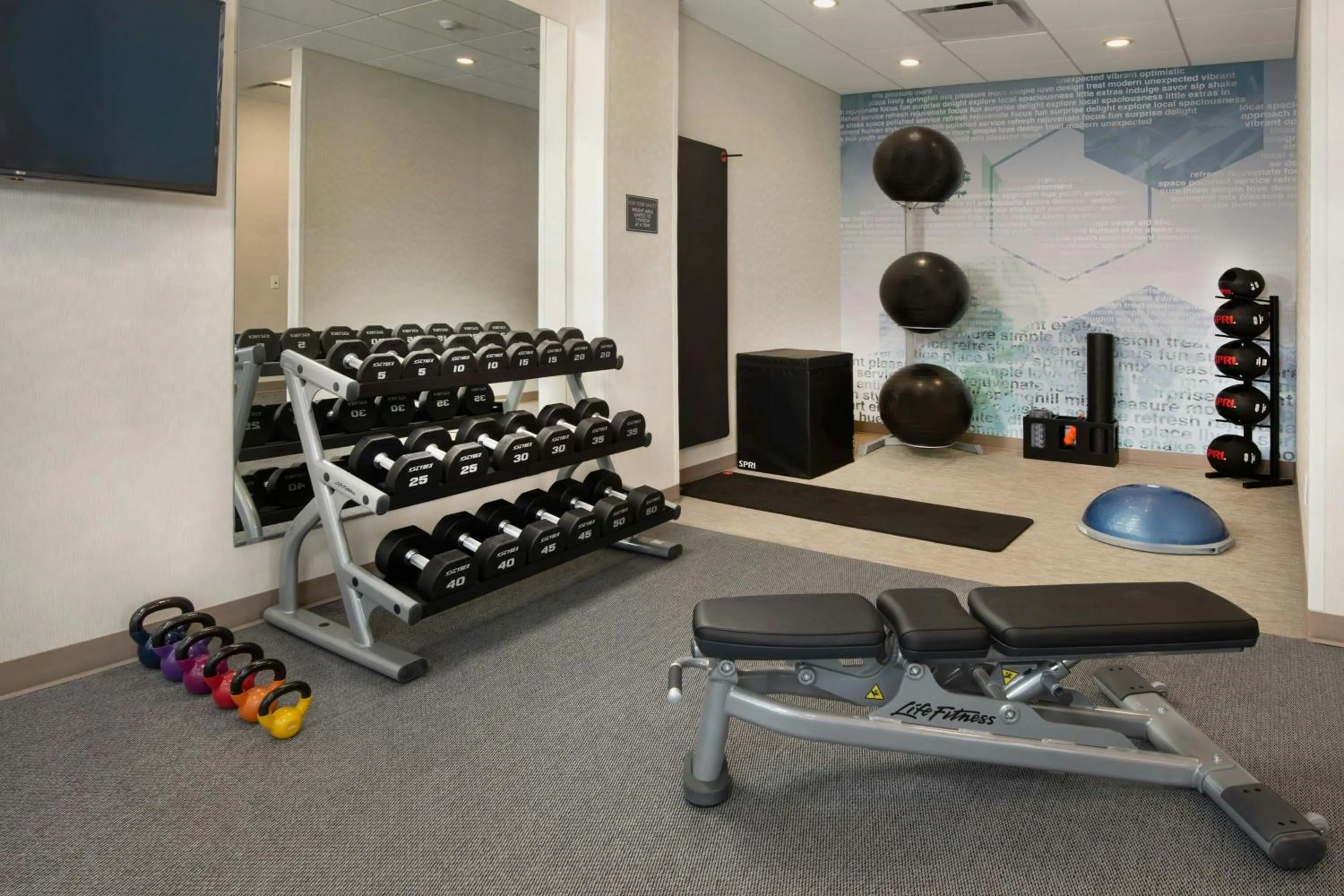 Fitness centre/facilities in SpringHill Suites By Marriott Frederick