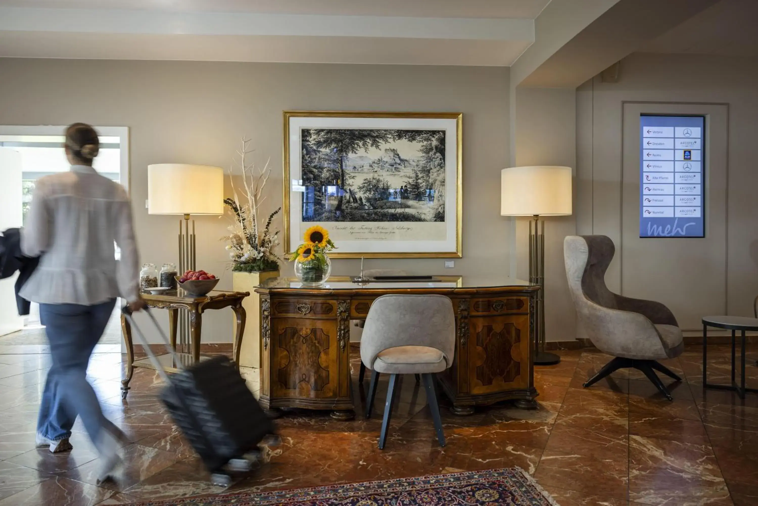 Lobby or reception in ARCOTEL Castellani Salzburg Lobby or reception in ARCOTEL Castellani Salzburg