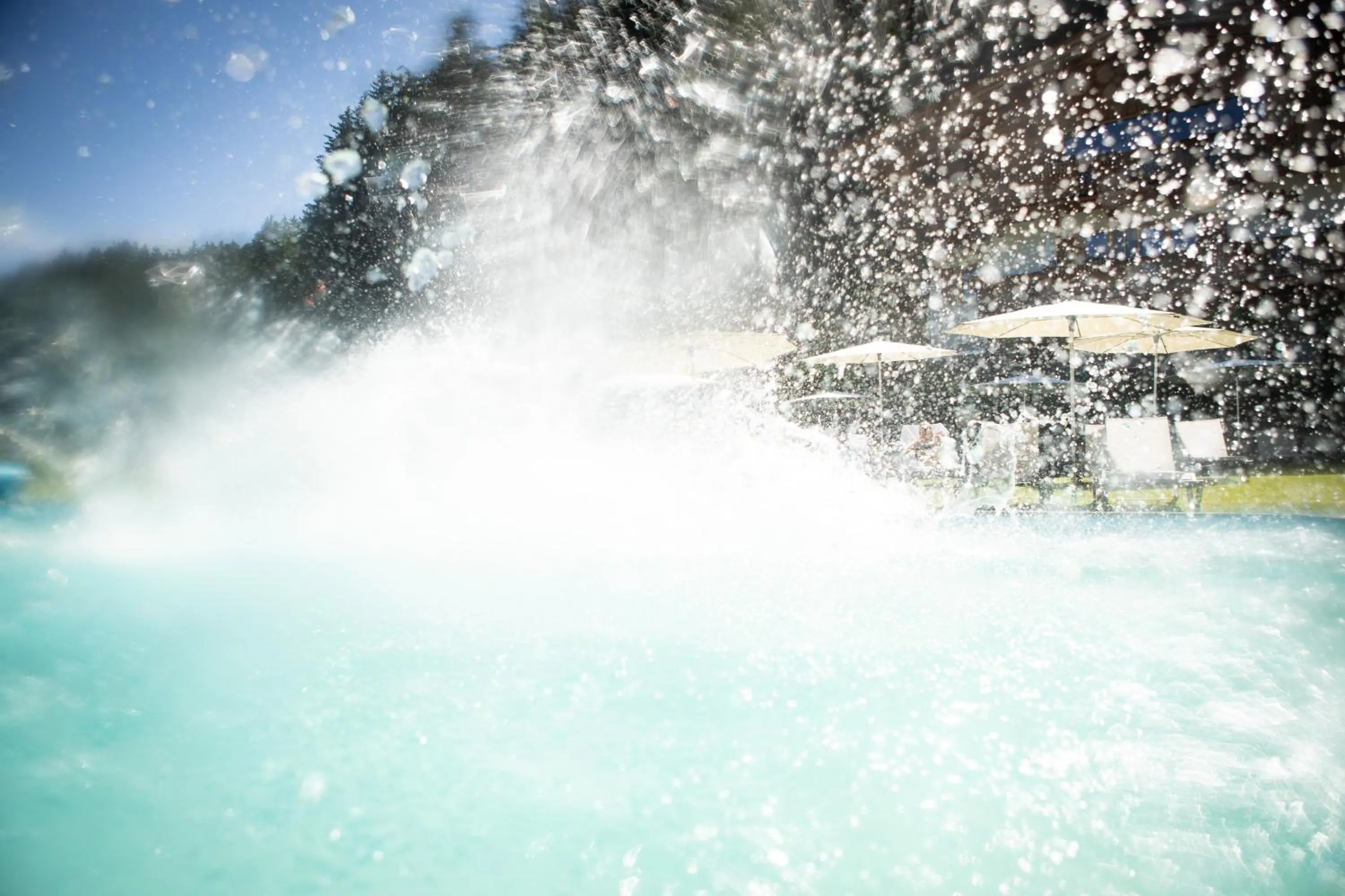 Pool view in Hotel Elisabeth, 4 Sterne Superior