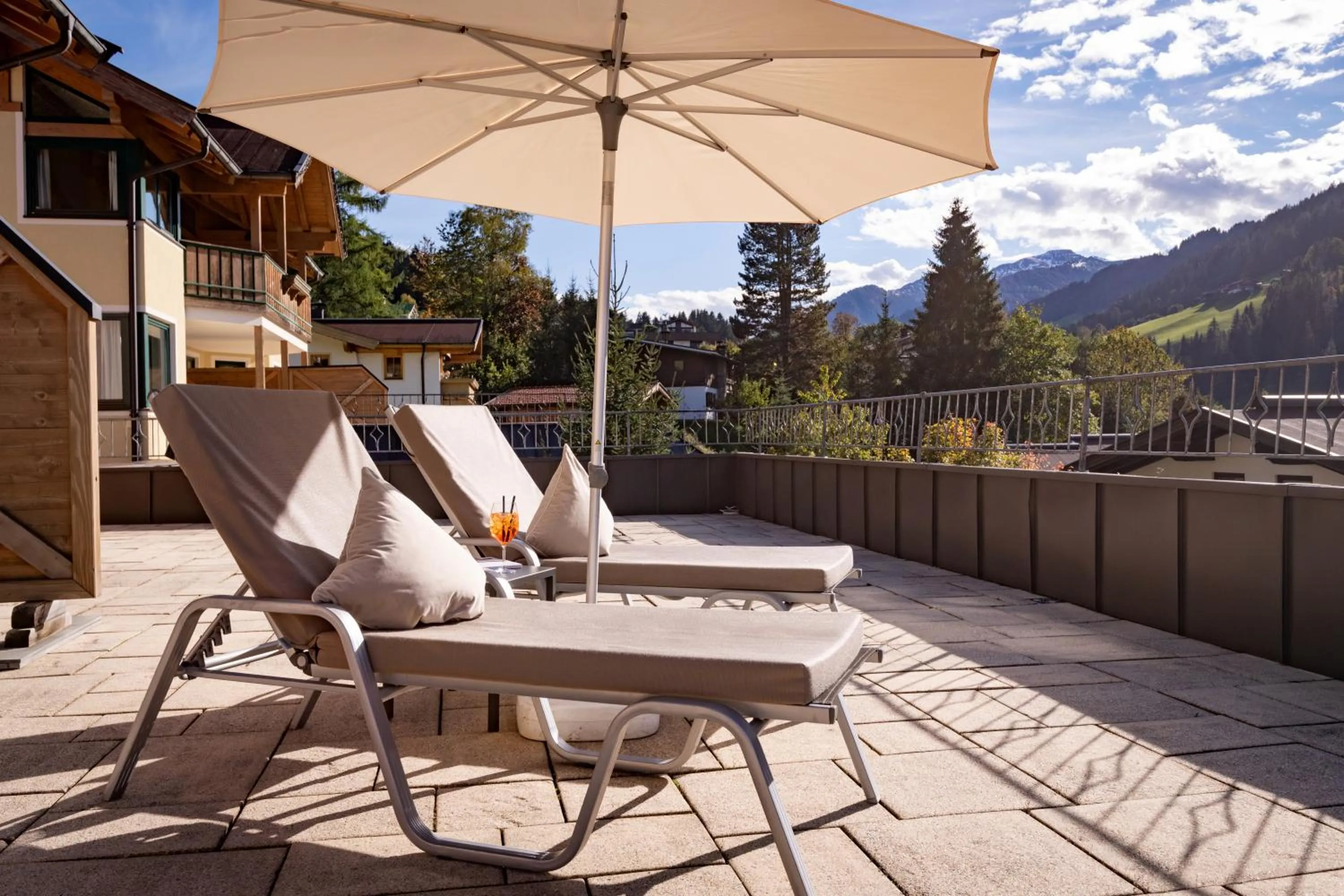 Balcony/Terrace in Hotel Elisabeth, 4 Sterne Superior