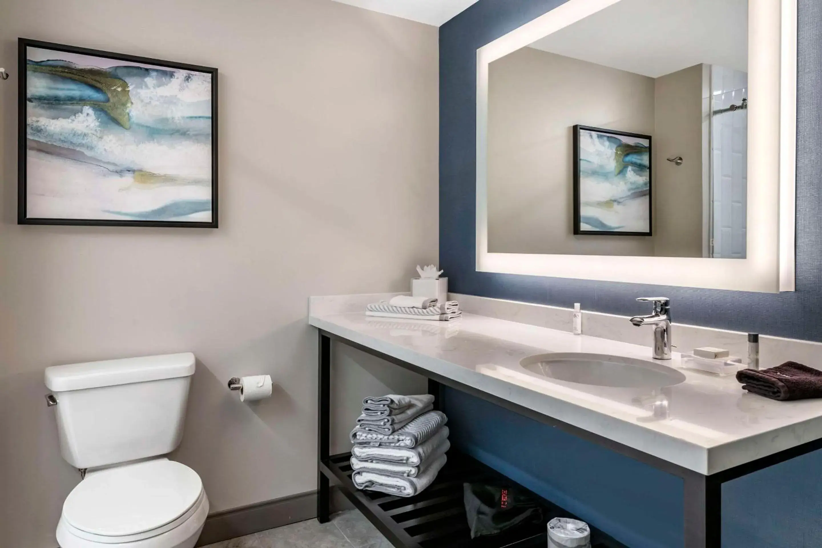 Bathroom in Cambria Hotel Orlando Airport Bathroom in Cambria Hotel Orlando Airport