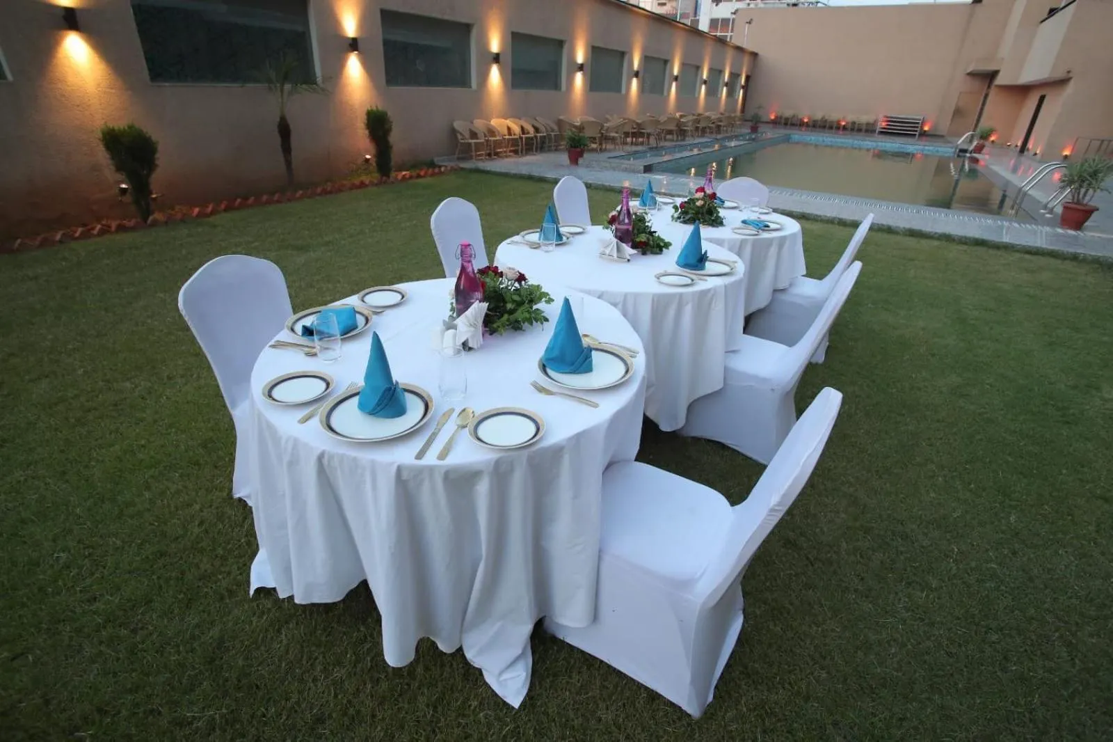 Garden, Banquet Facilities in Hotel Adityaz