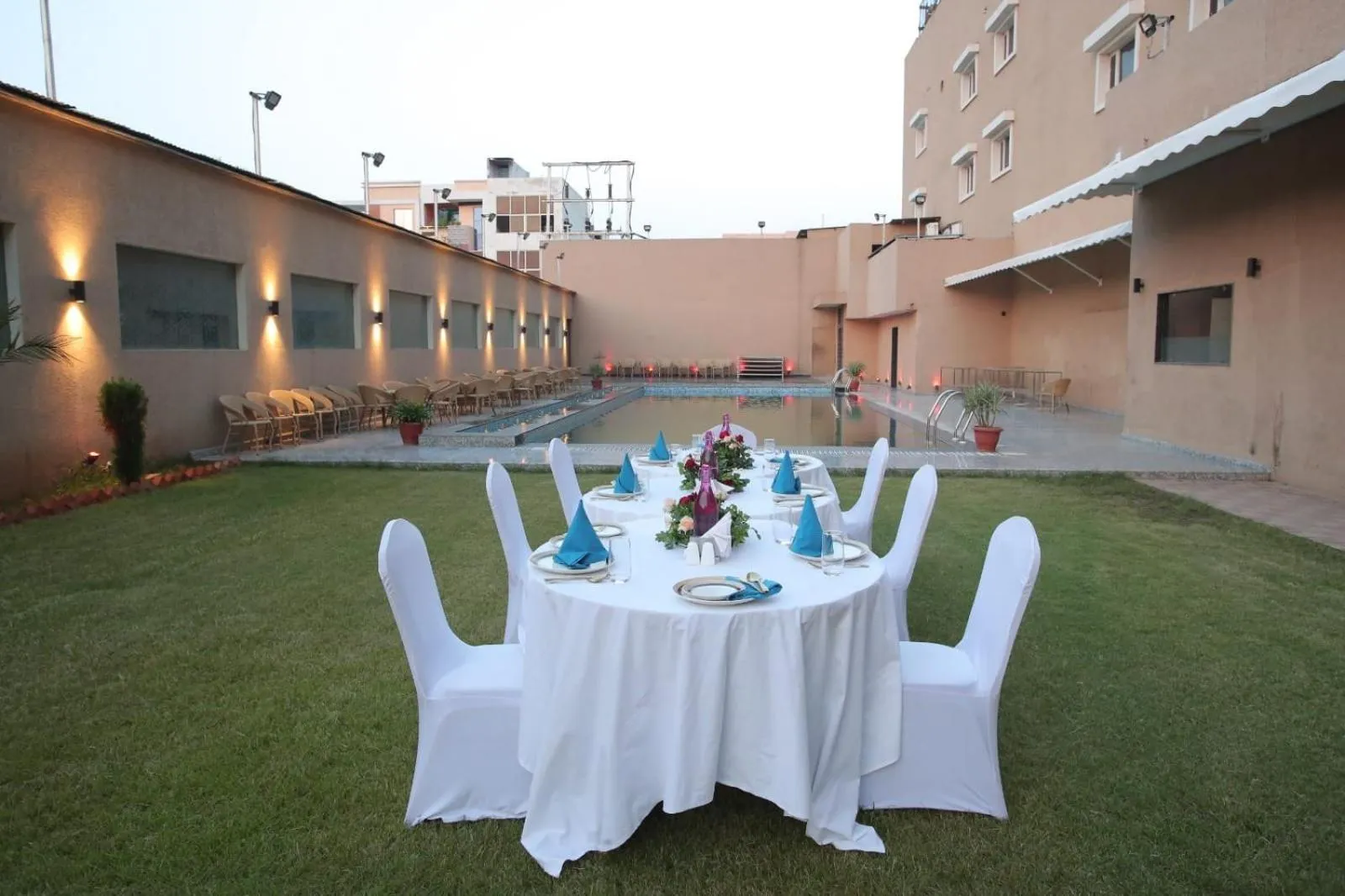 Garden, Banquet Facilities in Hotel Adityaz