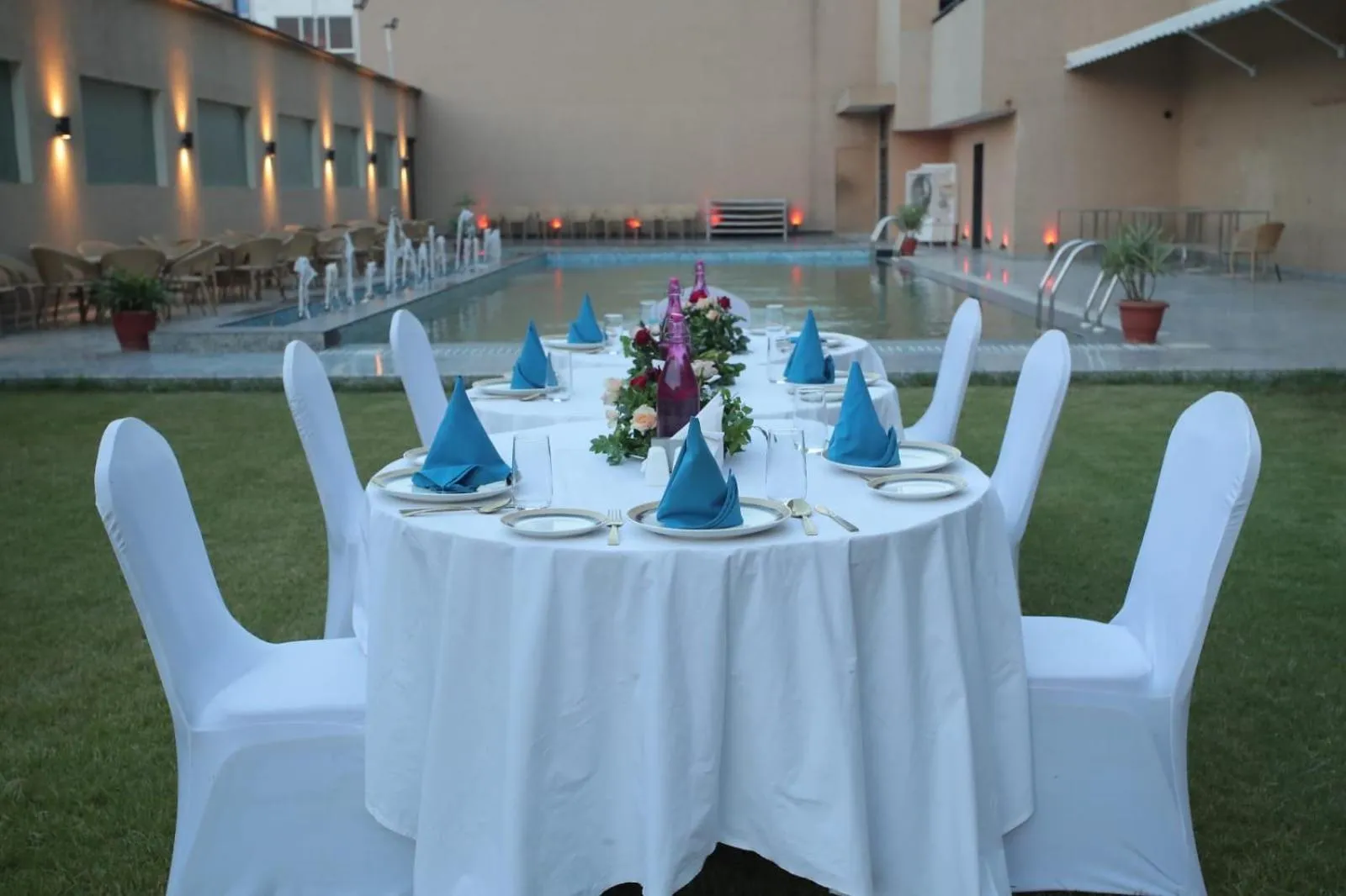 Garden, Banquet Facilities in Hotel Adityaz