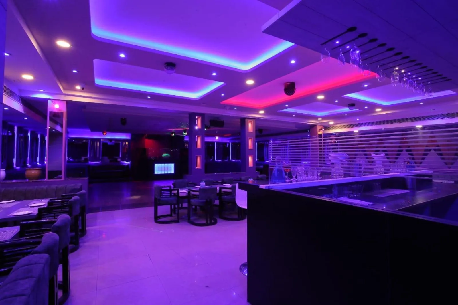 Dining area in Hotel Adityaz