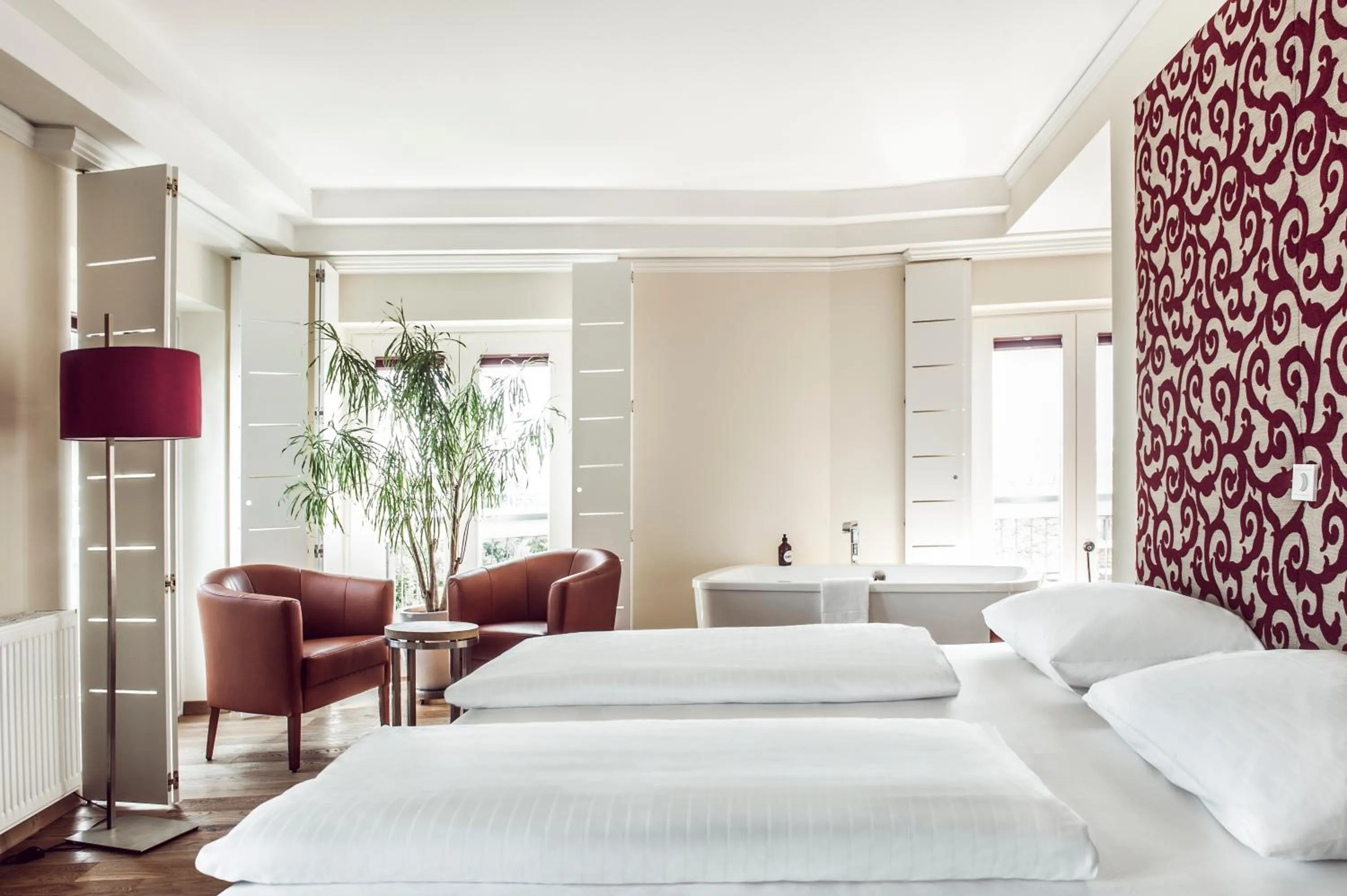 Bed in Hotel Weitzer Graz - Centre of Graz